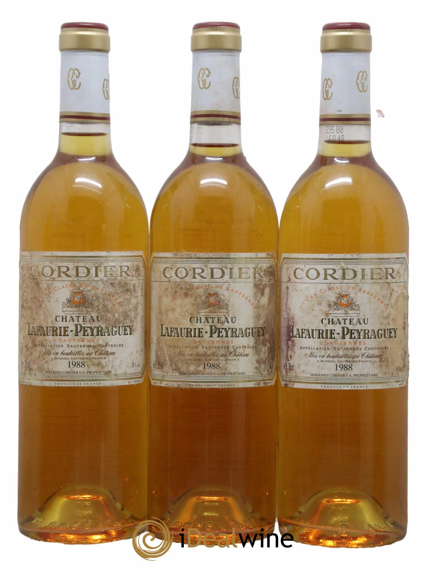 Château Lafaurie-Peyraguey 1er Grand Cru Classé 1988 - Lot de 12 bouteilles - 2