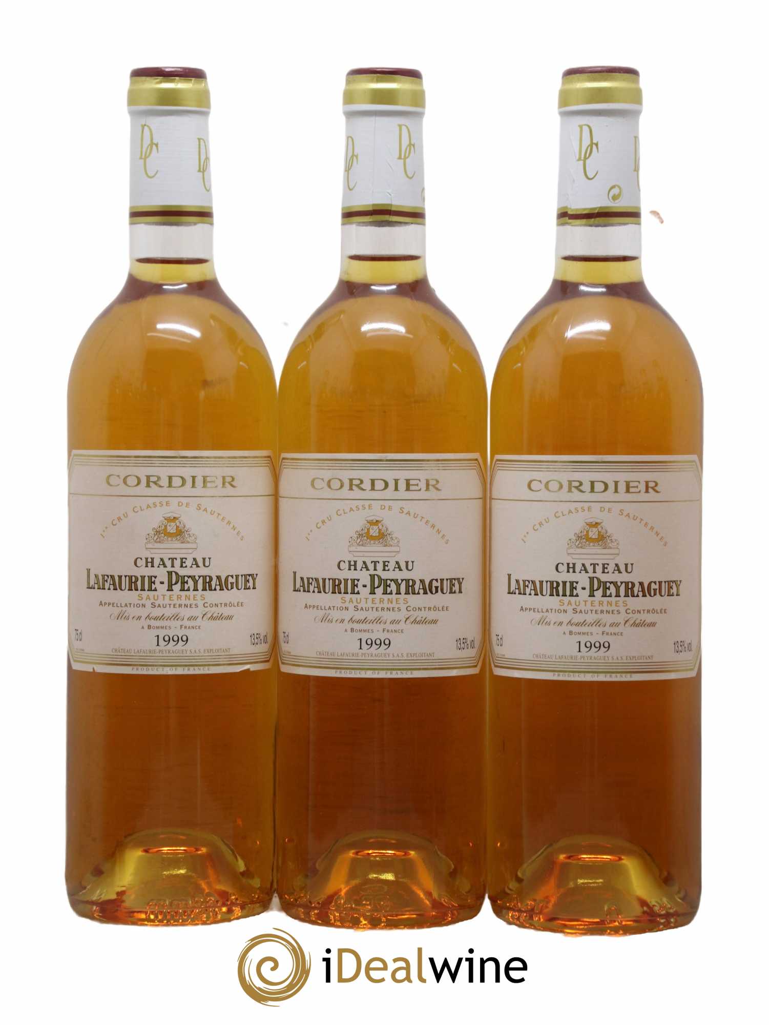 Château Lafaurie-Peyraguey 1er Grand Cru Classé  1999 - Lot de 12 bouteilles - 1