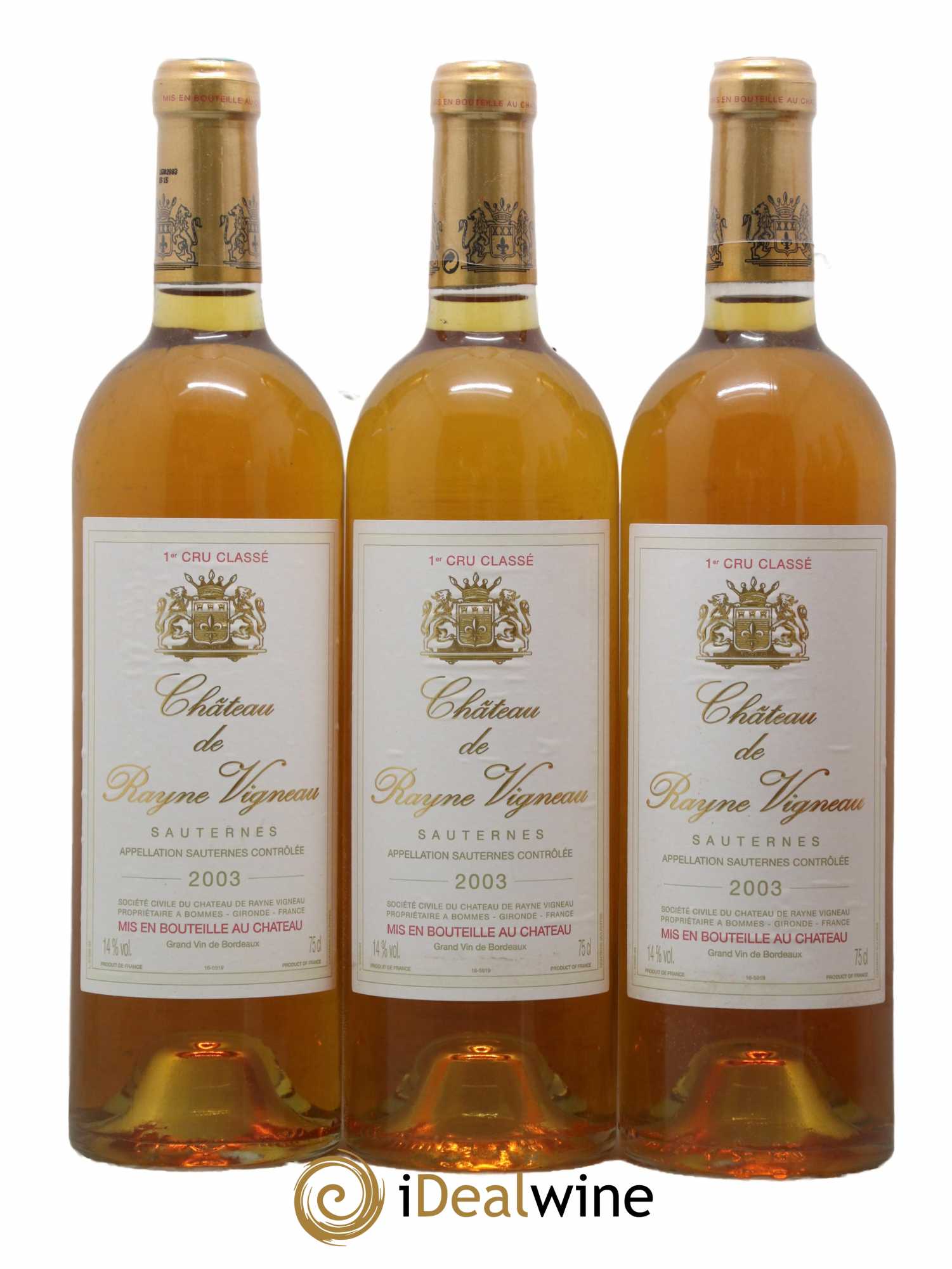Château de Rayne Vigneau 1er Grand Cru Classé 2003 - Lotto di 12 bottiglie - 3