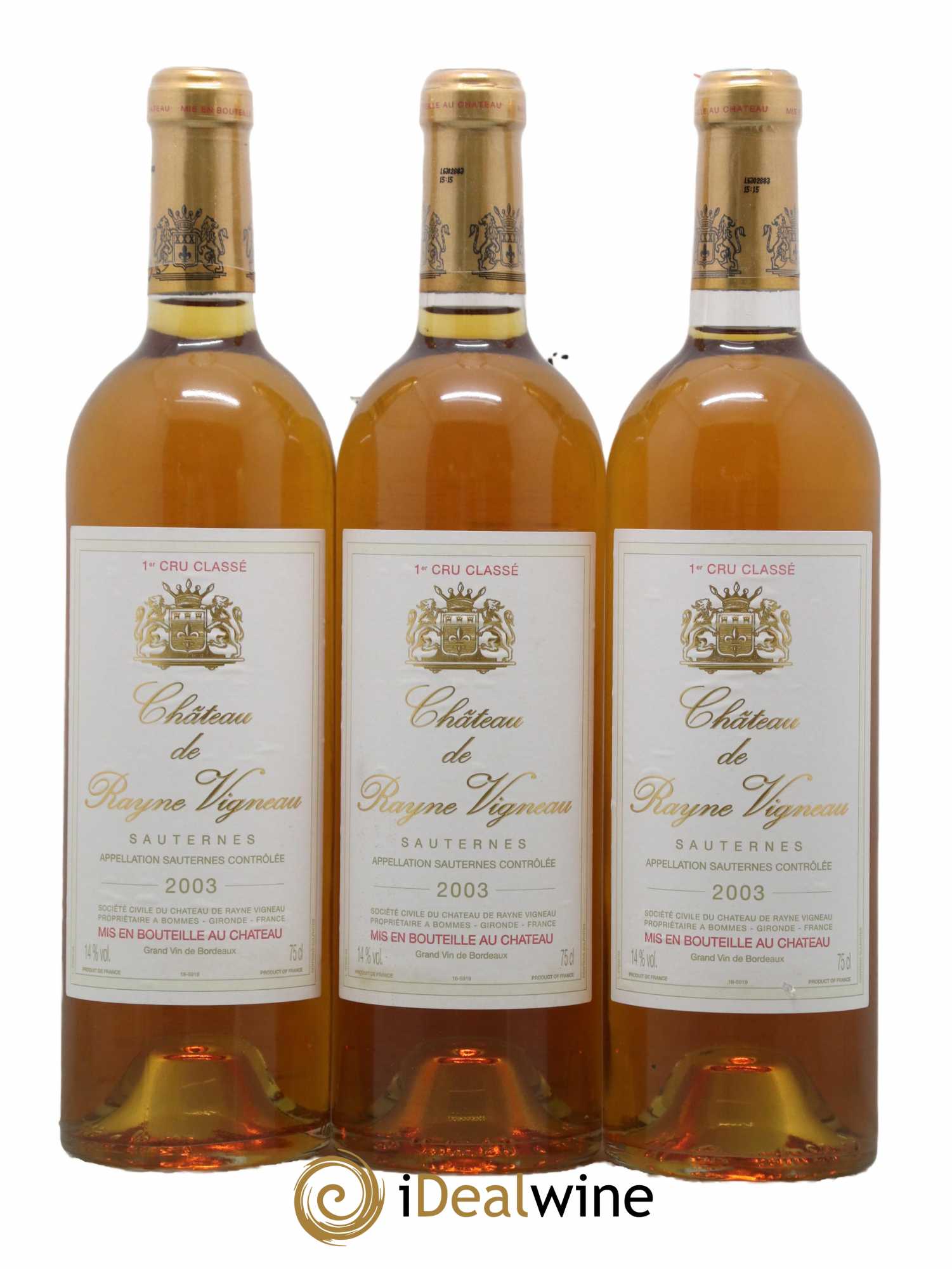 Château de Rayne Vigneau 1er Grand Cru Classé 2003 - Lotto di 12 bottiglie - 4