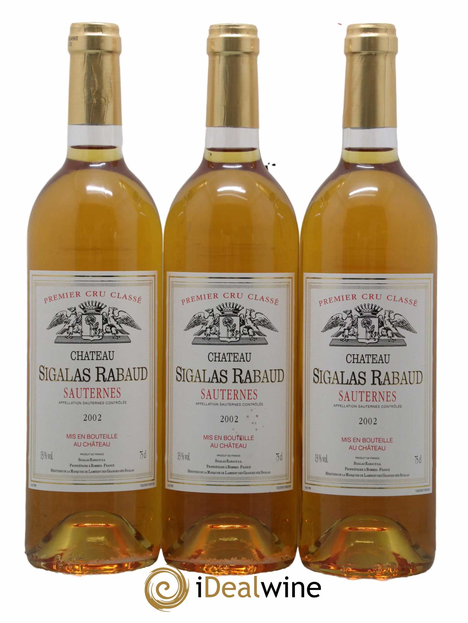Château Sigalas Rabaud 1er Grand Cru Classé 2002 - Lotto di 12 bottiglie - 4