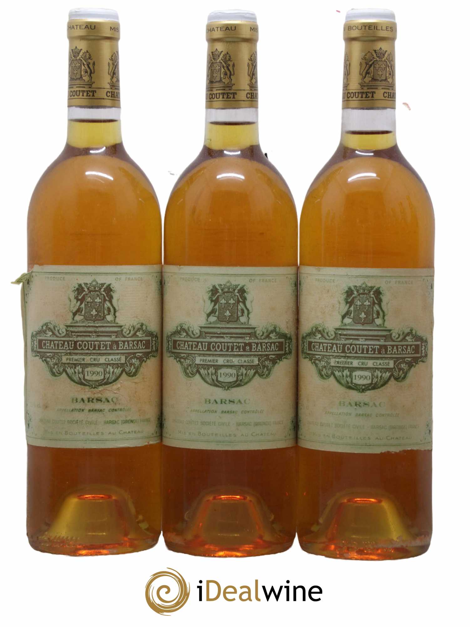 Château Coutet 1er Grand Cru Classé  1990 - Lotto di 12 bottiglie - 1