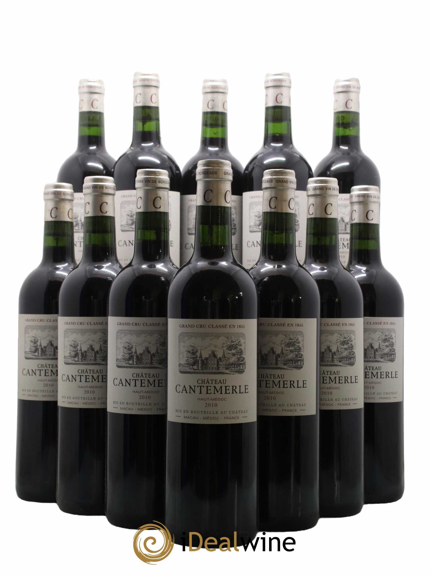 Château Cantemerle 5ème Grand Cru Classé 2010 - Lot de 12 bouteilles - 0