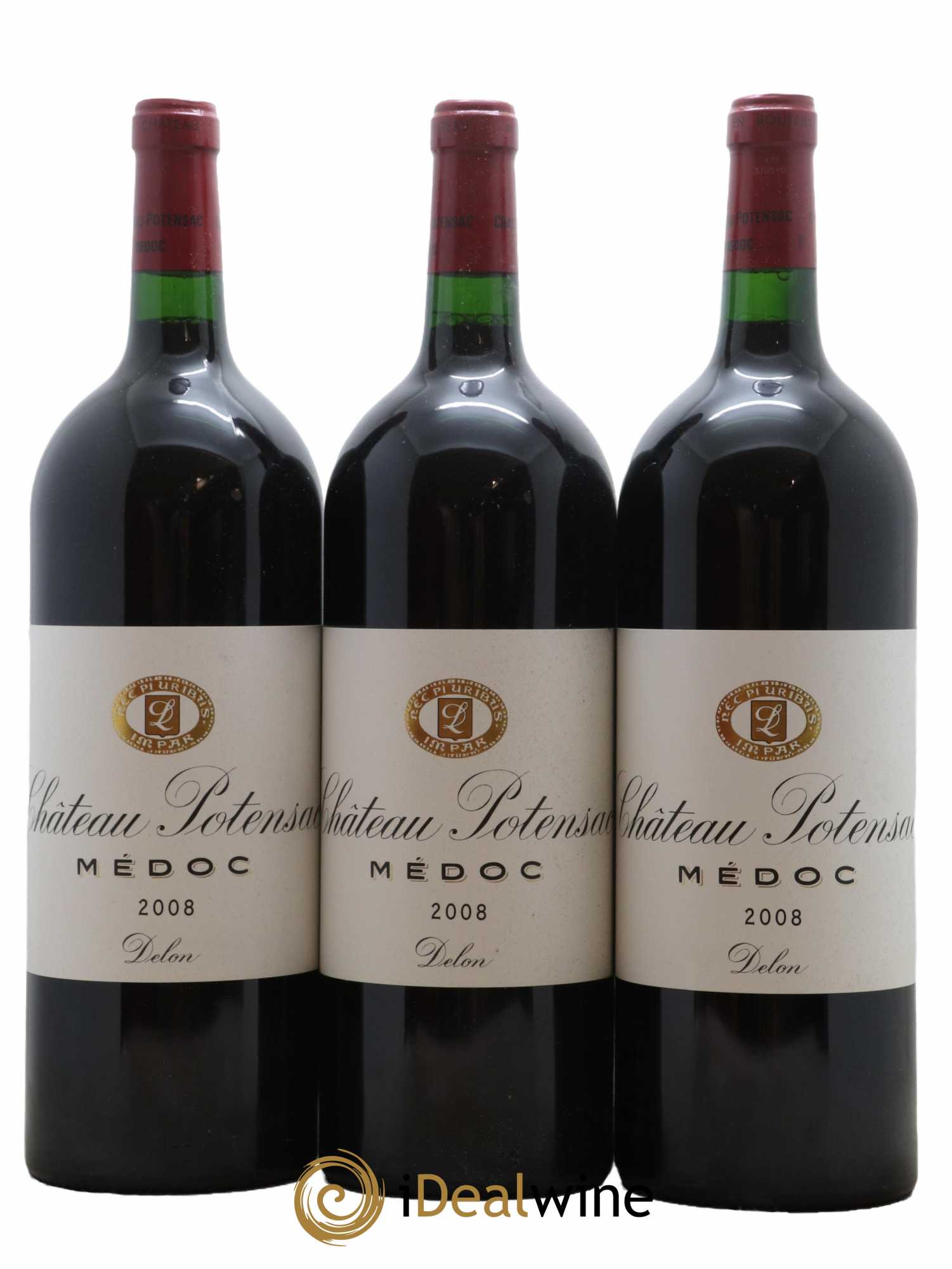 Château Potensac 2008 - Lot de 3 magnums - 0