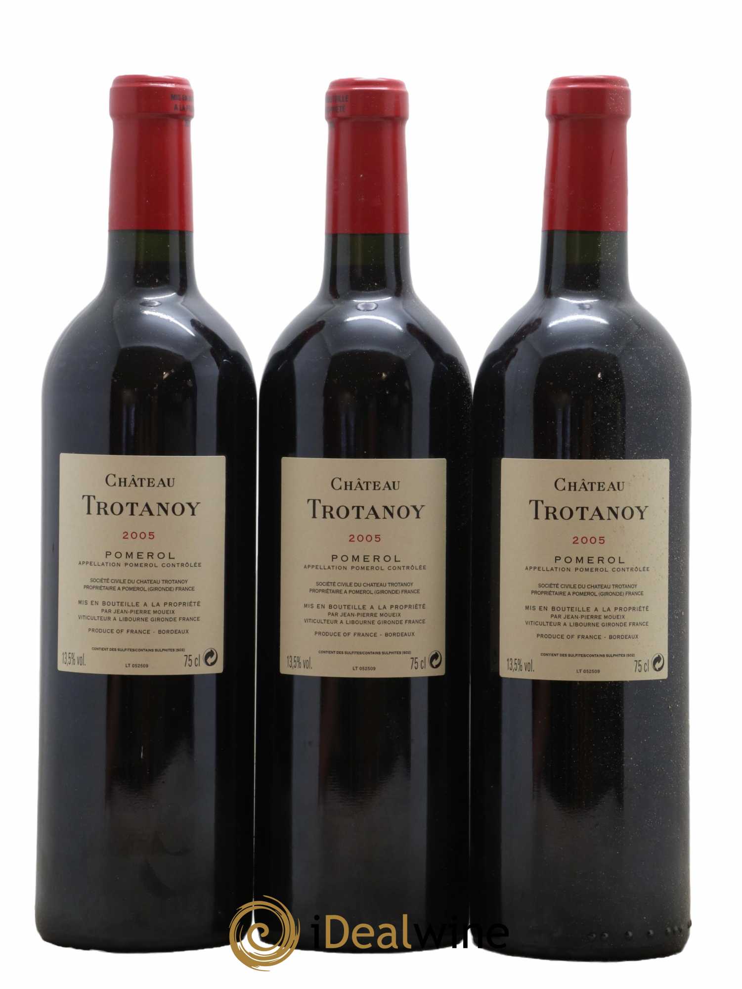 Château Trotanoy 2005 - Lot de 3 bouteilles - 1