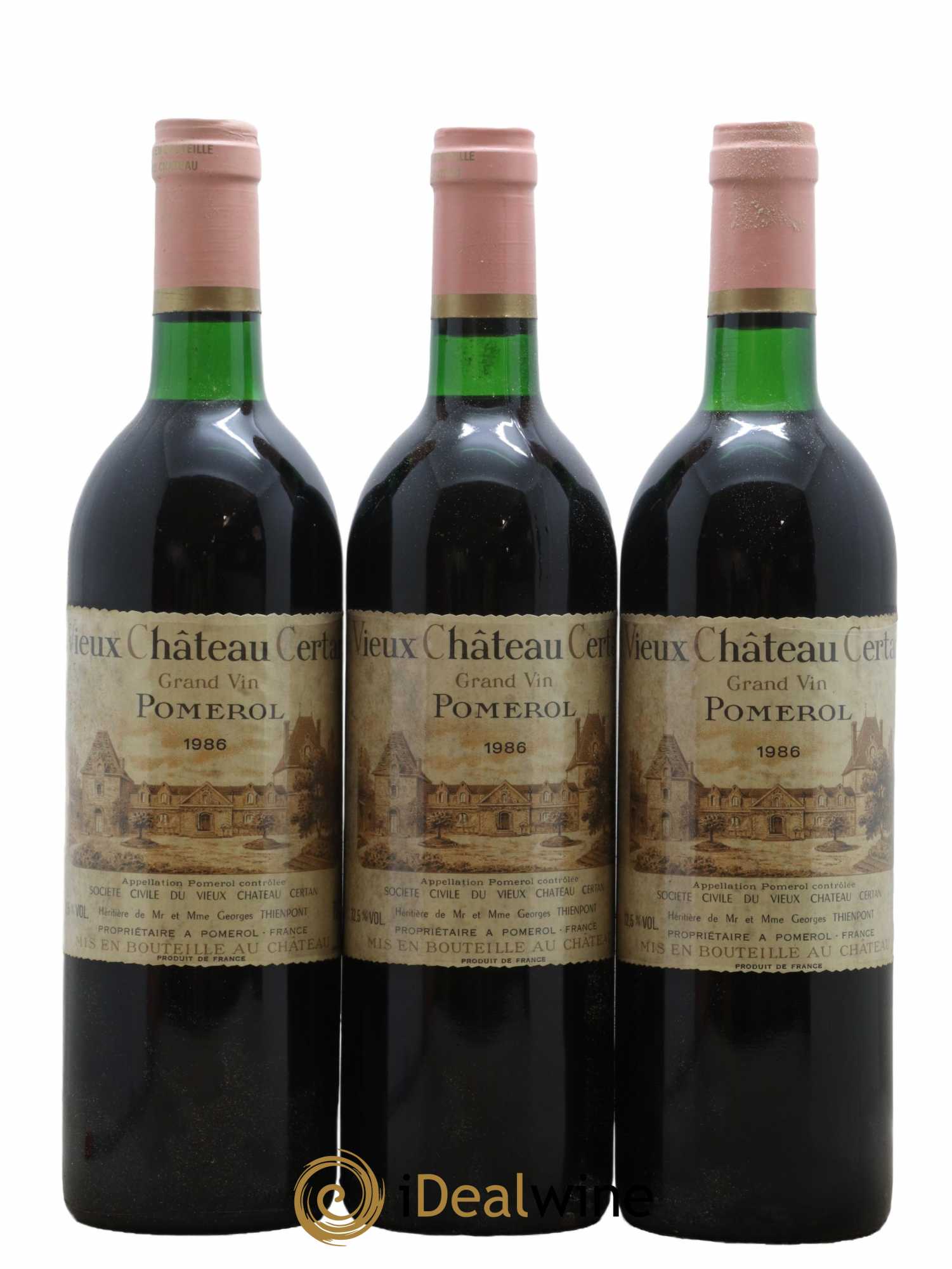 Vieux Château Certan 1986 - Posten von 12 Flaschen - 1