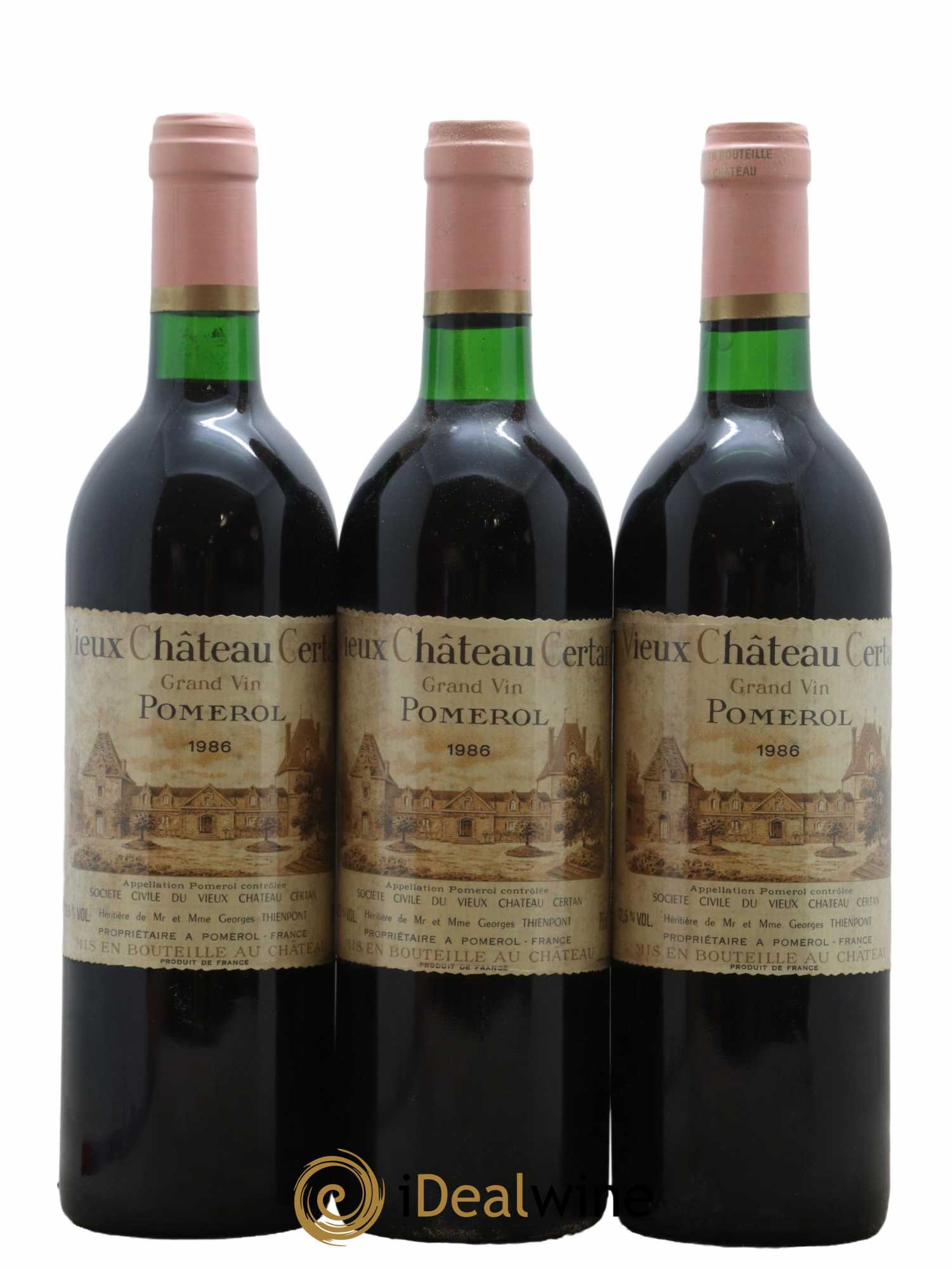 Vieux Château Certan 1986 - Posten von 12 Flaschen - 2