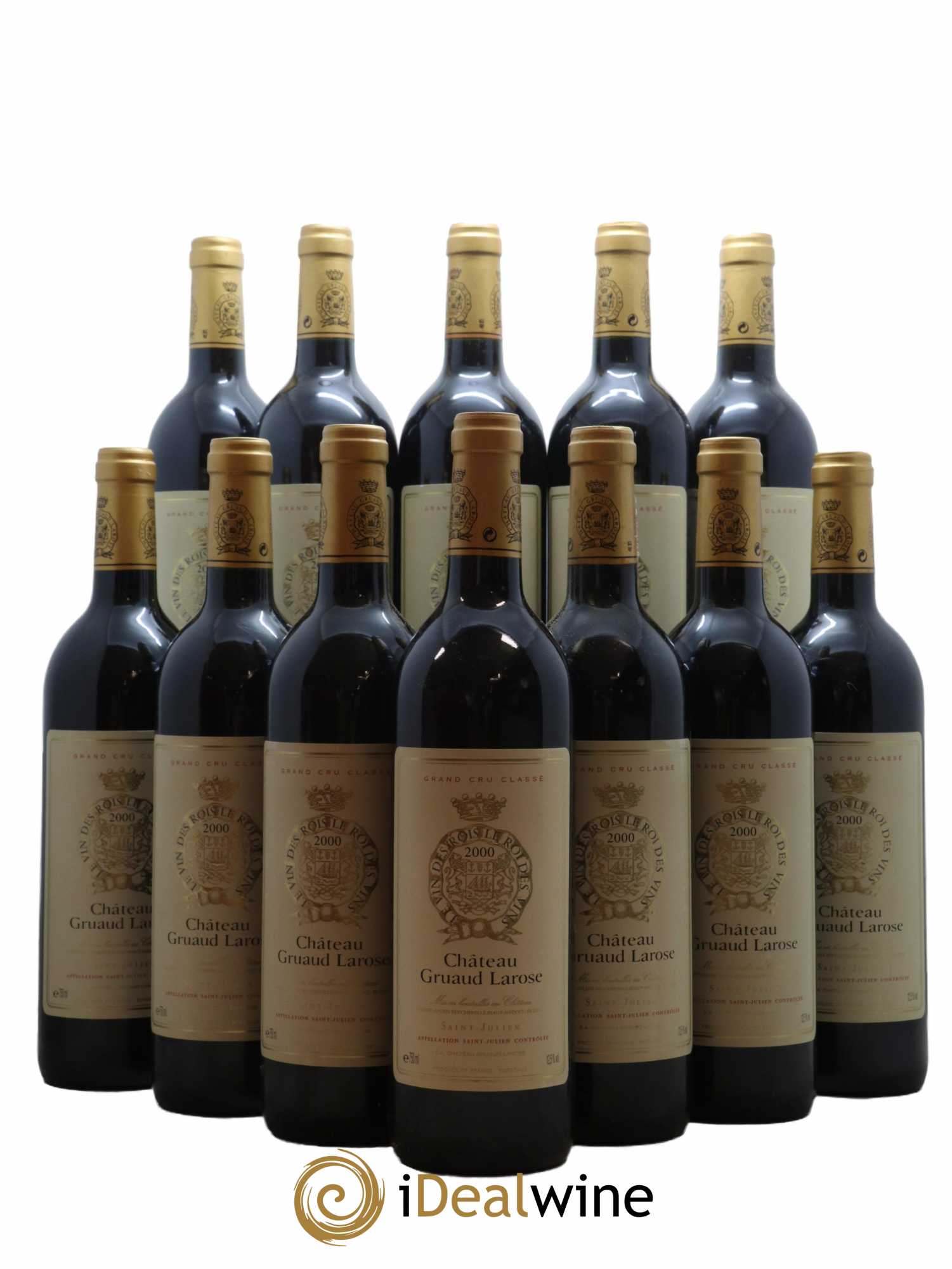 Château Gruaud Larose 2ème Grand Cru Classé 2000 - Lot de 12 bouteilles - 0