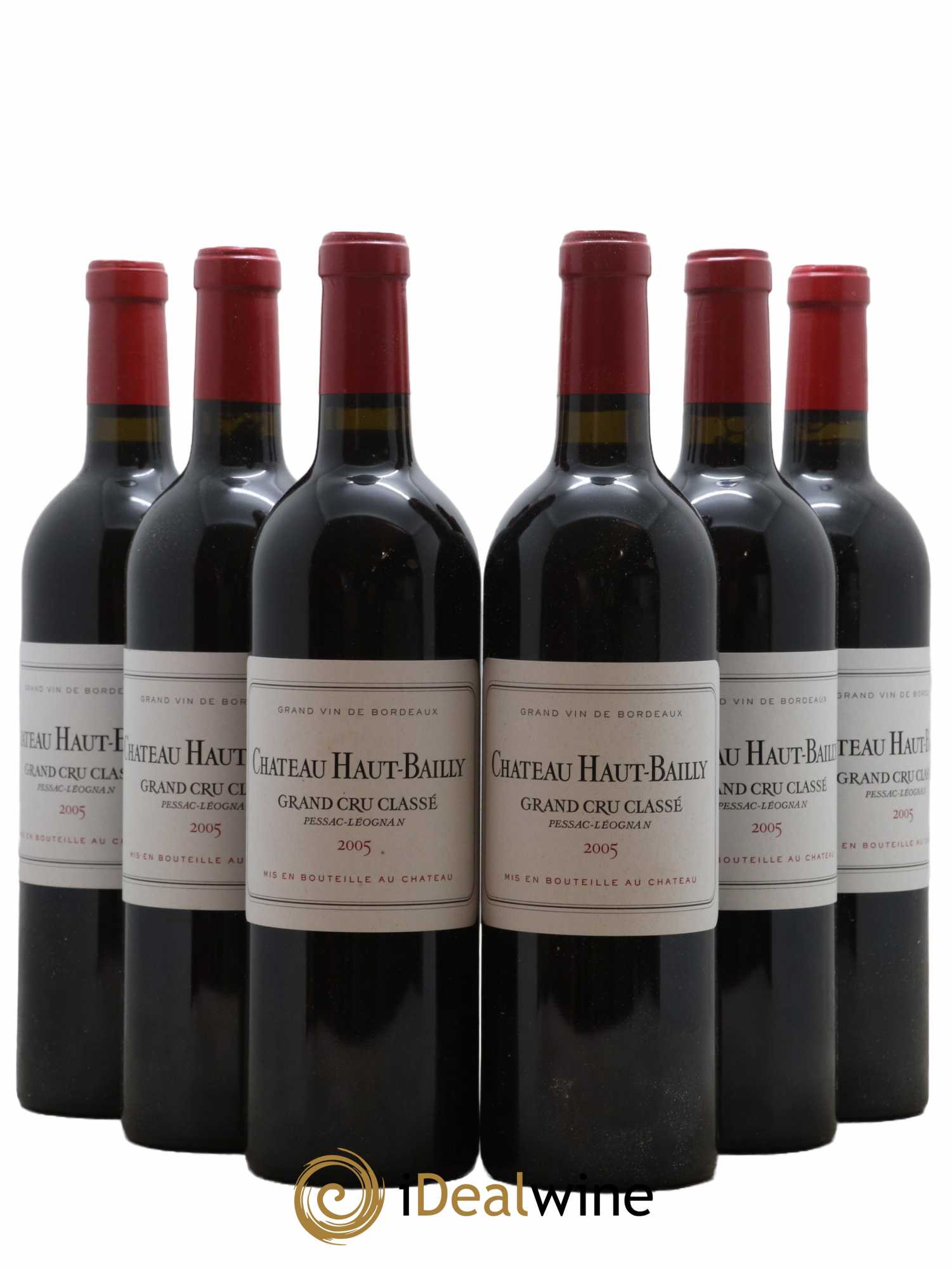 Château Haut-Bailly Cru Classé de Graves 2005 - Lot de 6 bouteilles - 0
