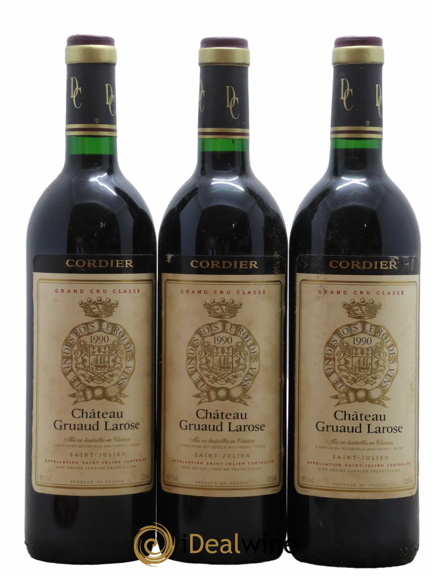 Château Gruaud Larose 2ème Grand Cru Classé 1990 - Lot de 12 bouteilles - 1