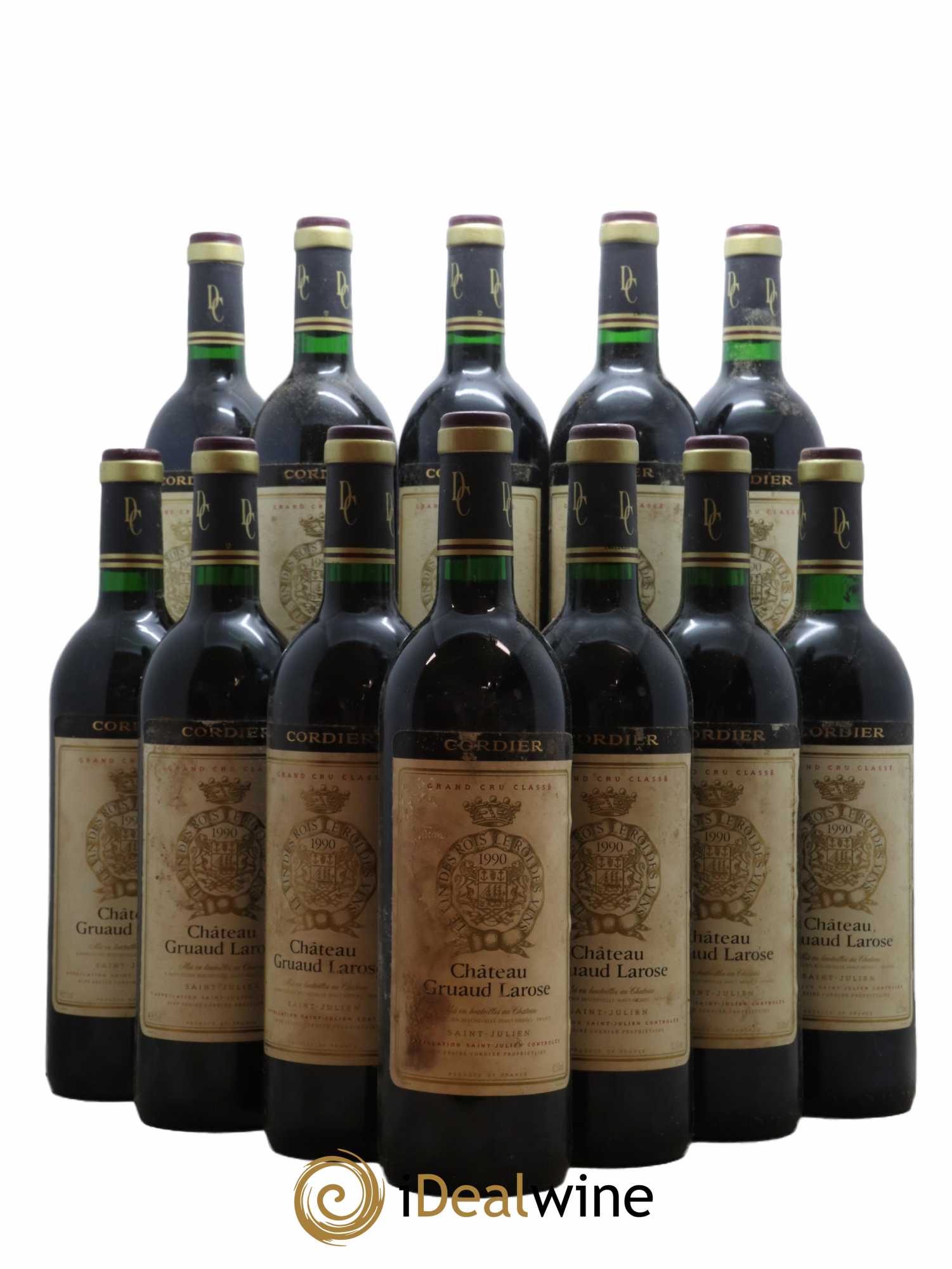 Château Gruaud Larose 2ème Grand Cru Classé 1990 - Lot de 12 bouteilles - 0