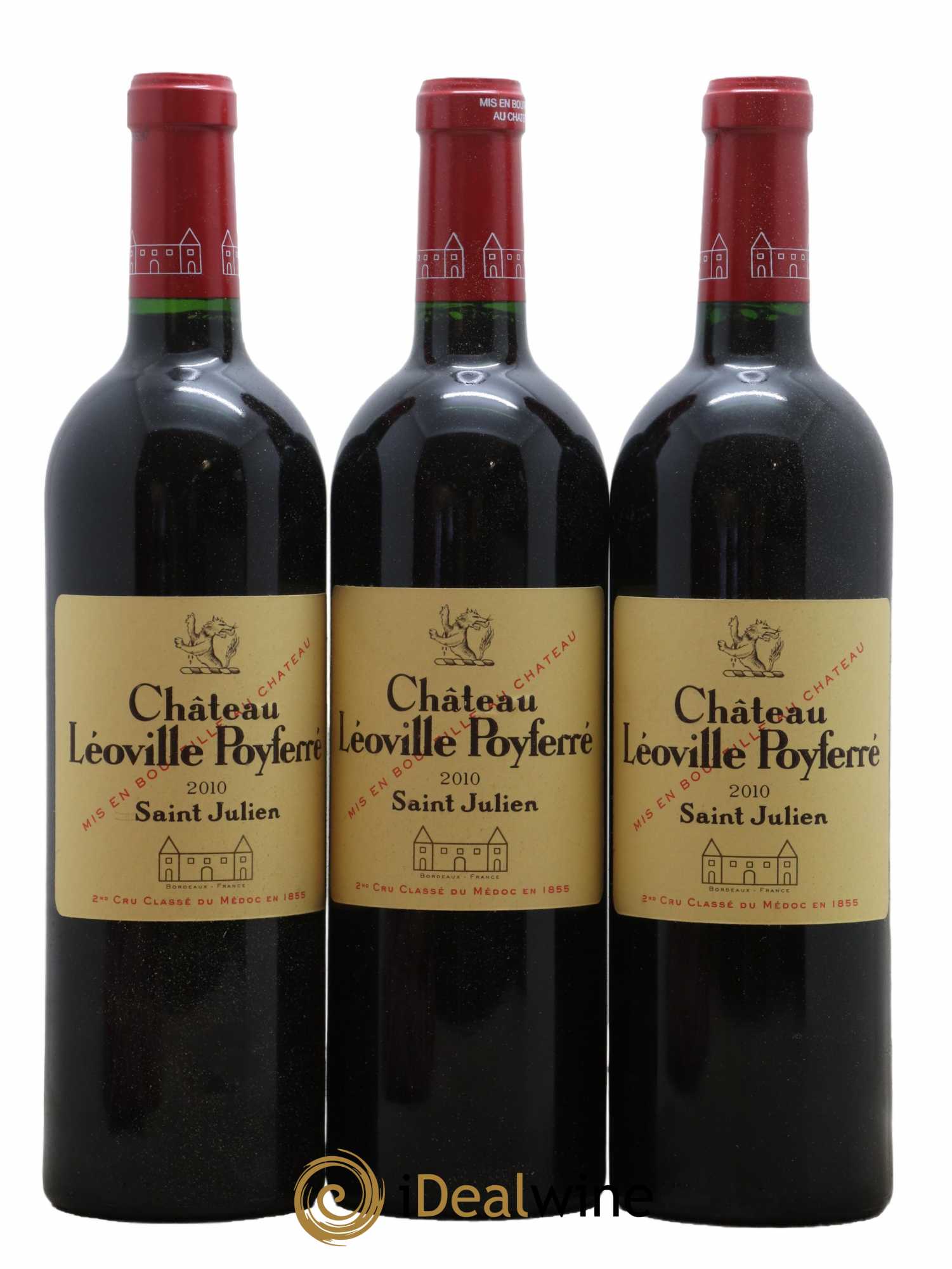 Château Léoville Poyferré 2ème Grand Cru Classé 2010 - Lot de 6 bouteilles - 1