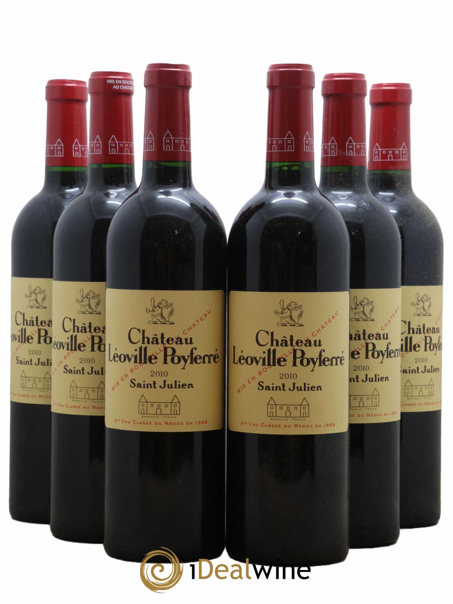 Château Léoville Poyferré 2ème Grand Cru Classé 2010 - Lot de 6 bouteilles - 0