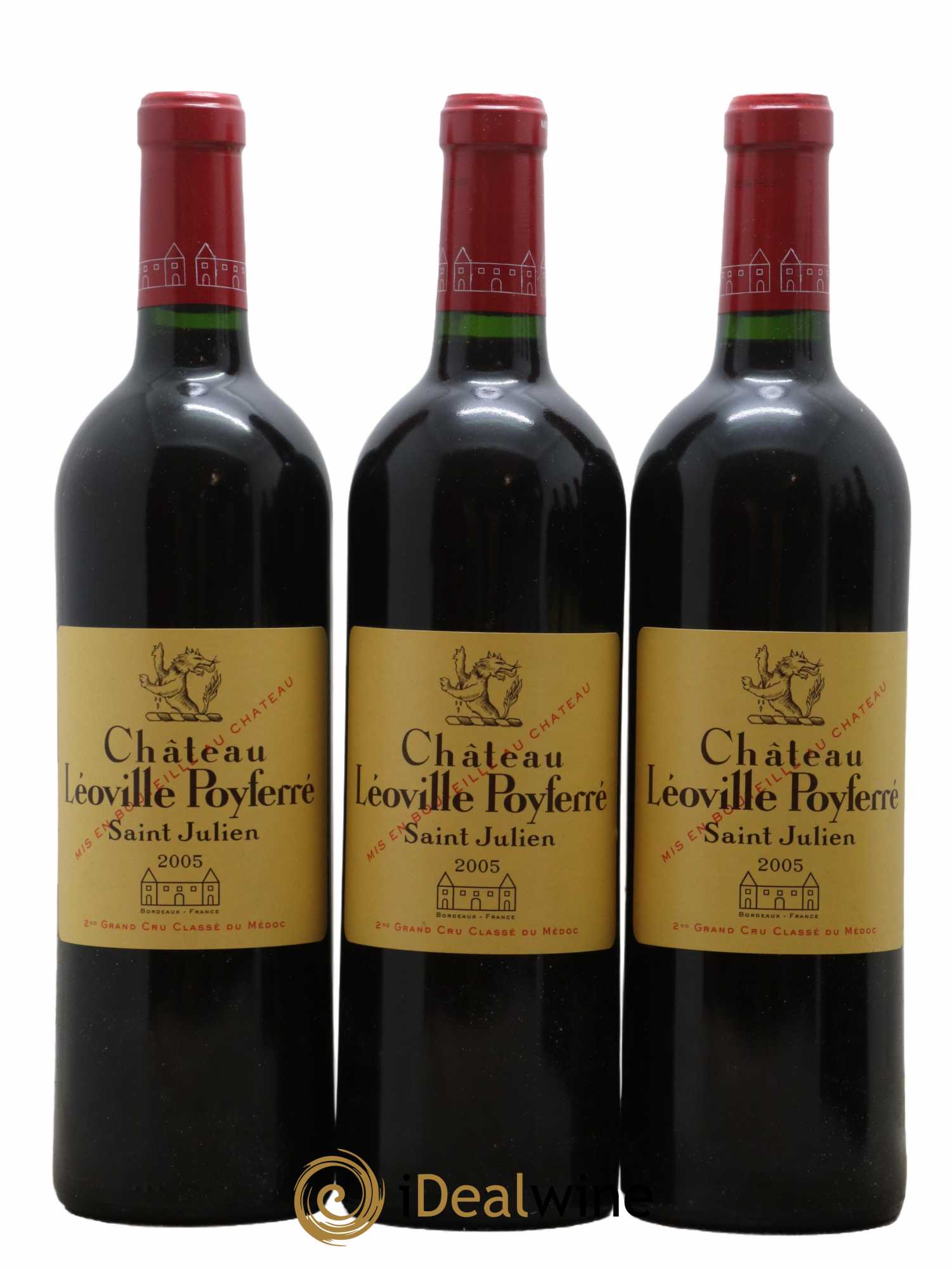 Château Léoville Poyferré 2ème Grand Cru Classé 2005 - Lot de 6 bouteilles - 2