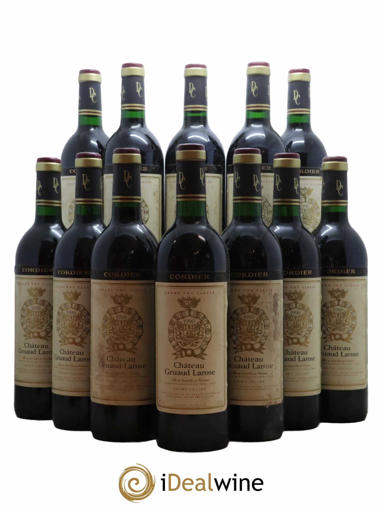 Château Gruaud Larose 2ème Grand Cru Classé 1990 - Lot de 12 bouteilles - 0