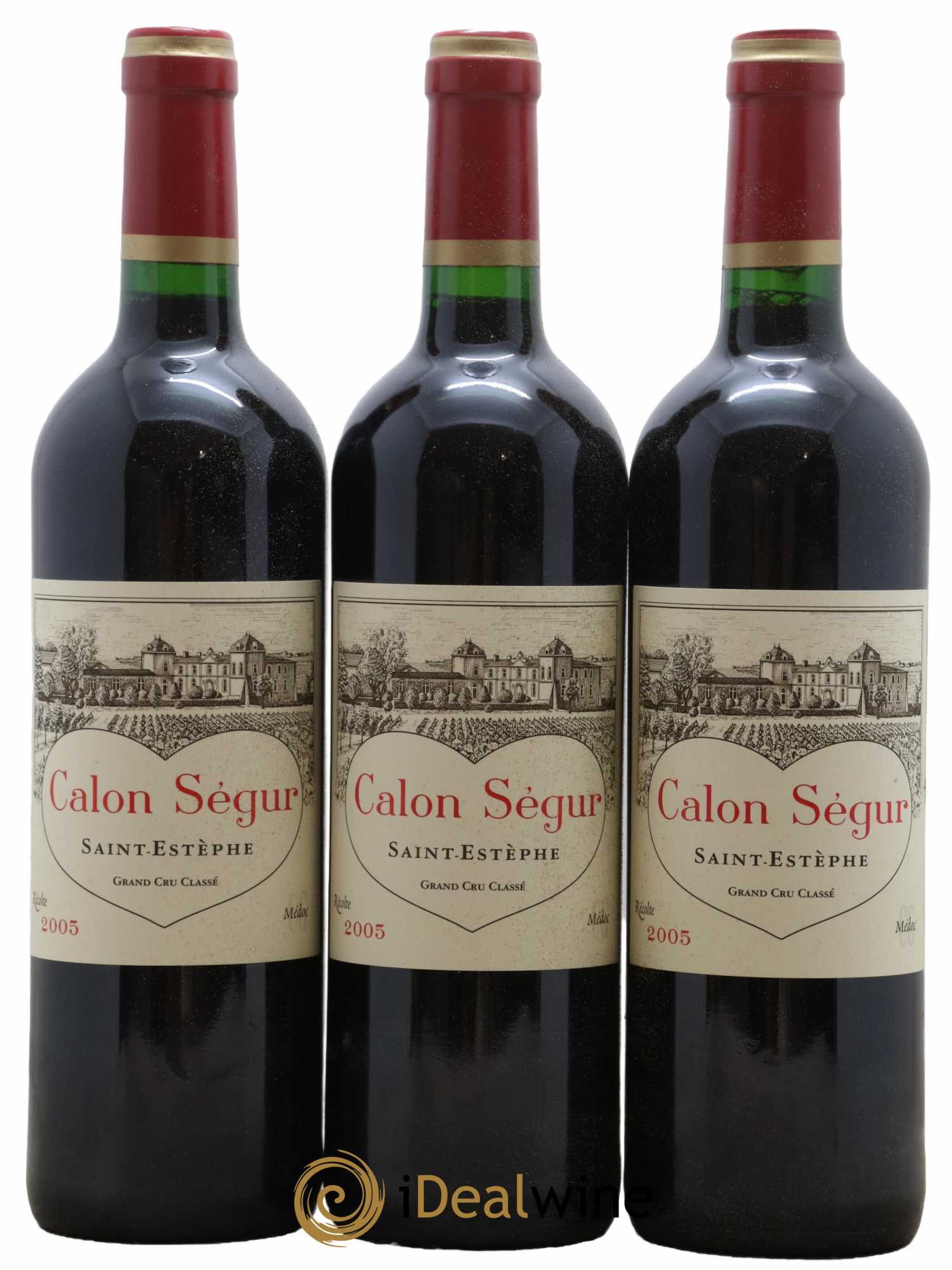 Château Calon Ségur 3ème Grand Cru Classé 2005 - Lot de 6 bouteilles - 1