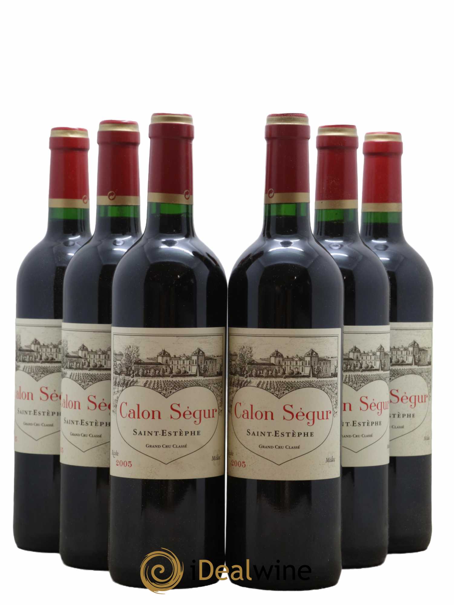 Château Calon Ségur 3ème Grand Cru Classé 2005 - Lot de 6 bouteilles - 0