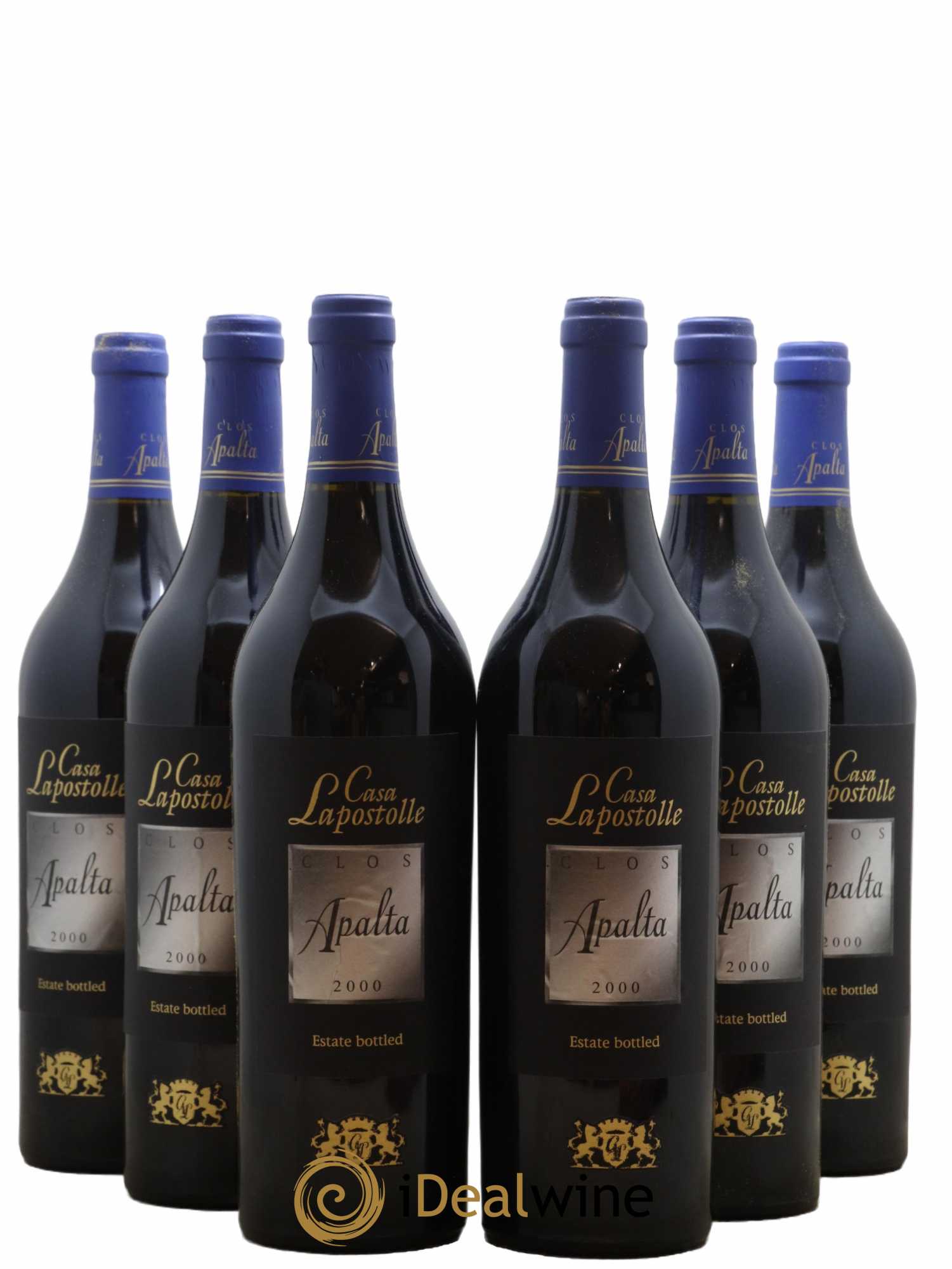 Colchagua Casa Lapostolle Clos Apalta 2000 - Lot de 6 bouteilles - 0