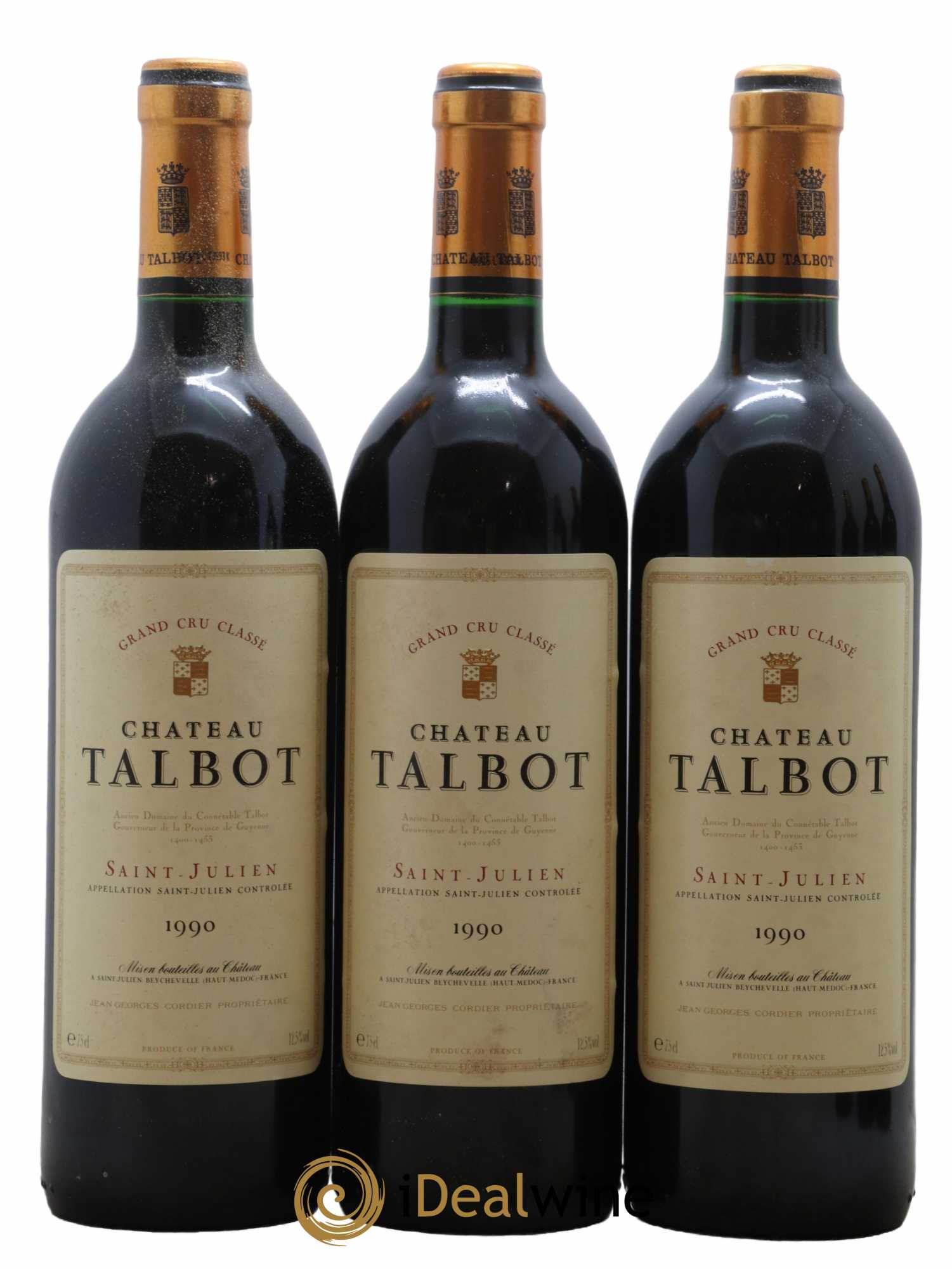 Château Talbot 4ème Grand Cru Classé 1990 - Lot de 12 bouteilles - 2