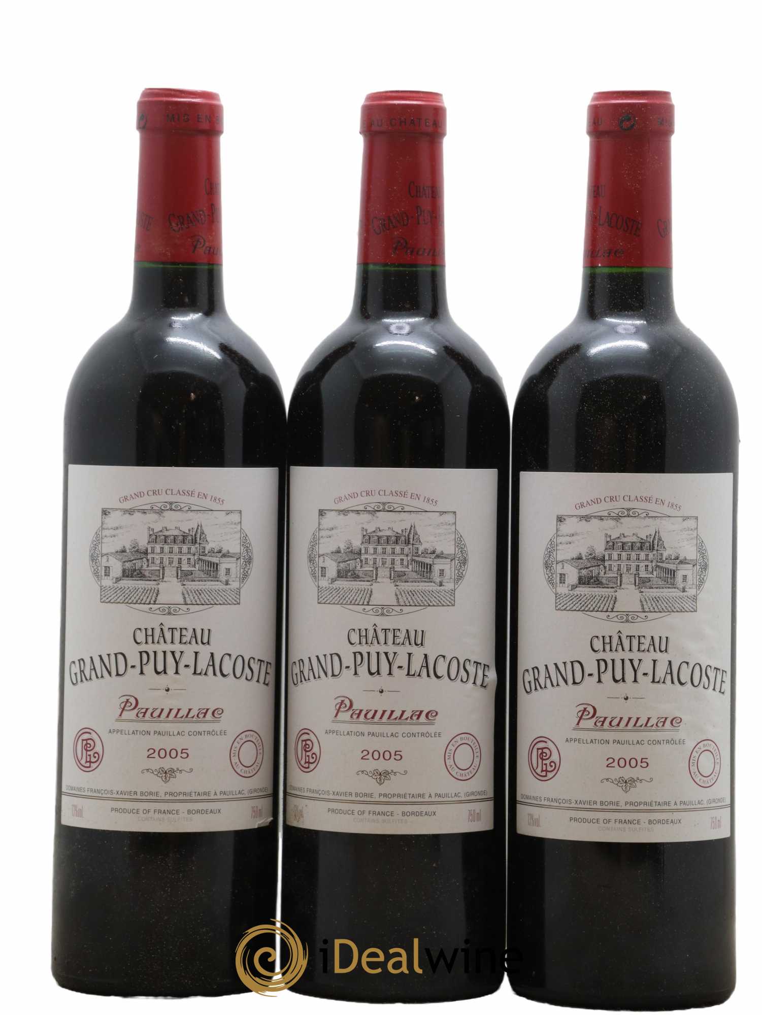 Château Grand Puy Lacoste 5ème Grand Cru Classé 2005 - Lot de 12 bouteilles - 2