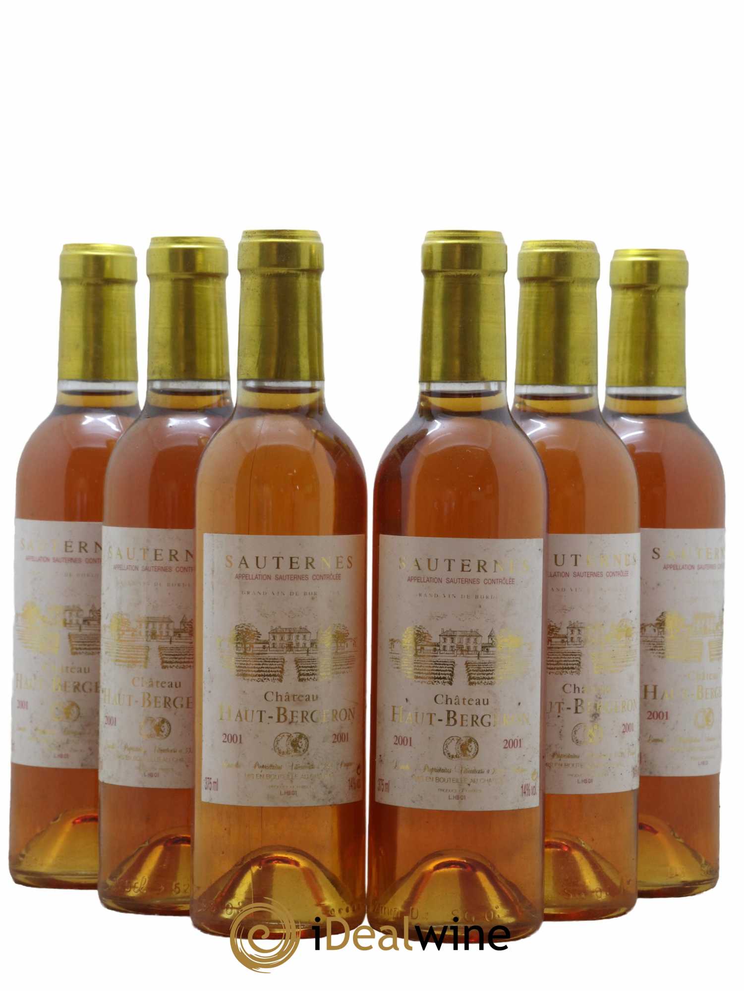 Château Haut-Bergeron 2001 - Lot of 24 half-bottles - 4