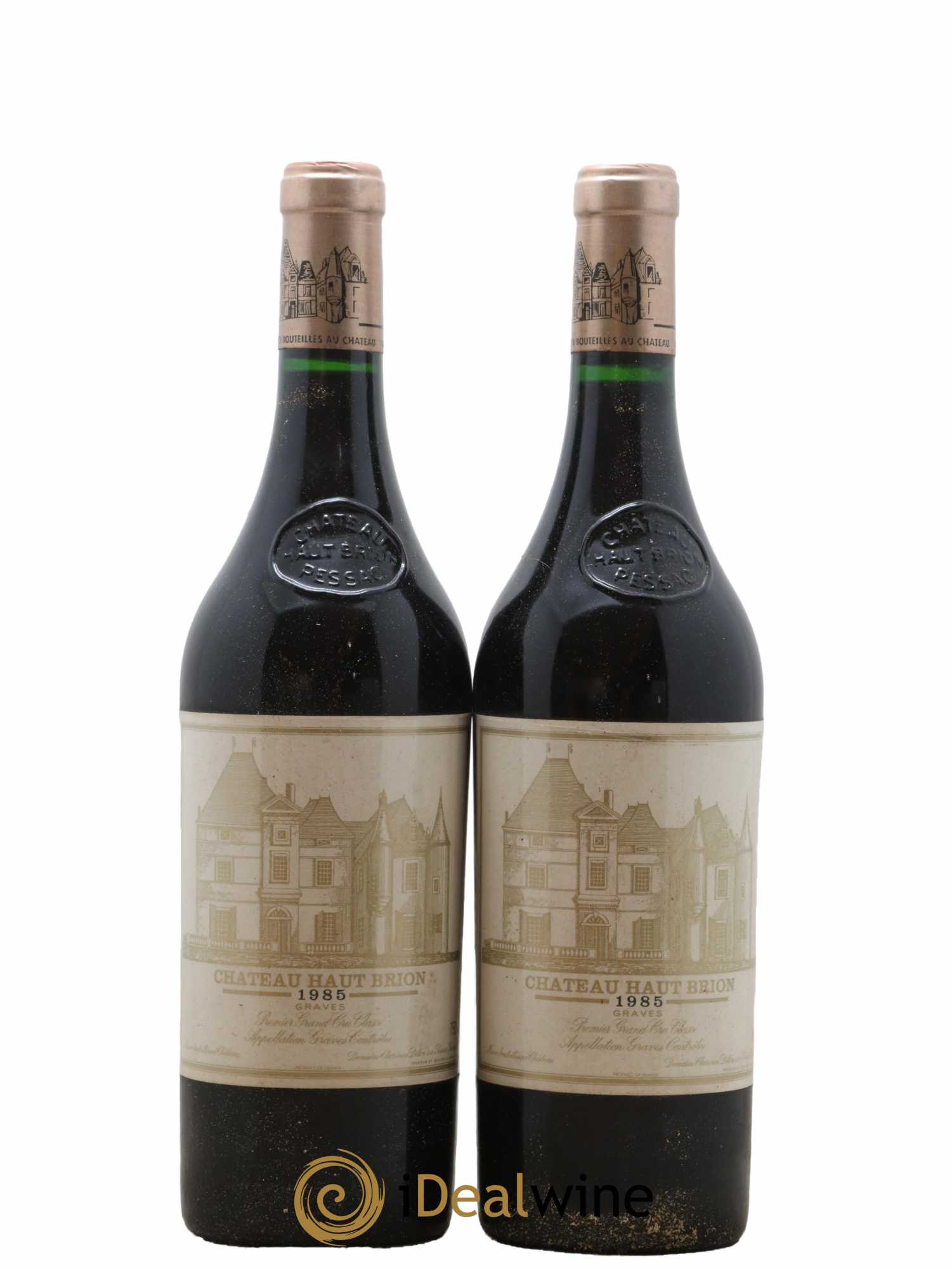 Château Haut Brion 1er Grand Cru Classé 1985 - Lot de 2 bouteilles - 0