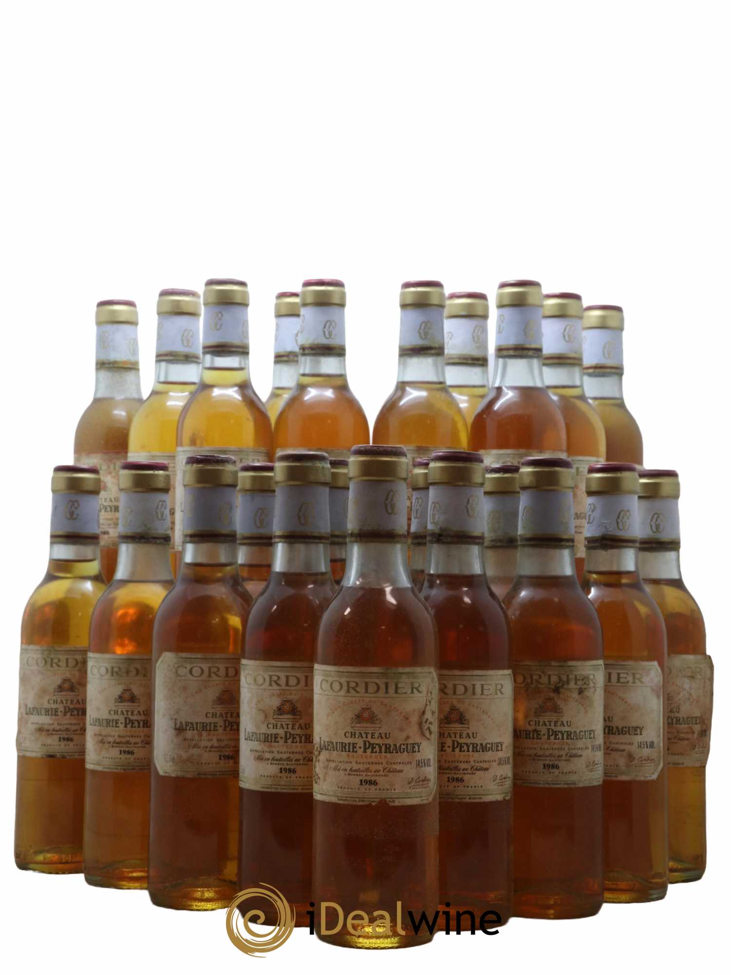 Château Lafaurie-Peyraguey 1er Grand Cru Classé 1986 - Posten von 24 Demi-Flaschen - 0
