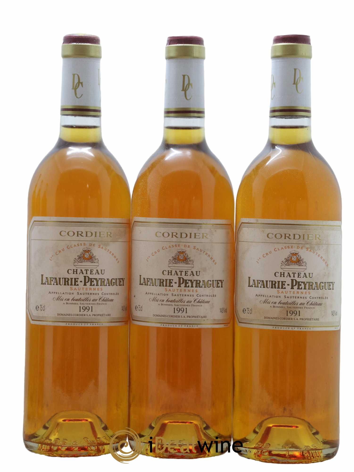 Château Lafaurie-Peyraguey 1er Grand Cru Classé 1991 - Lotto di 6 bottiglie - 1
