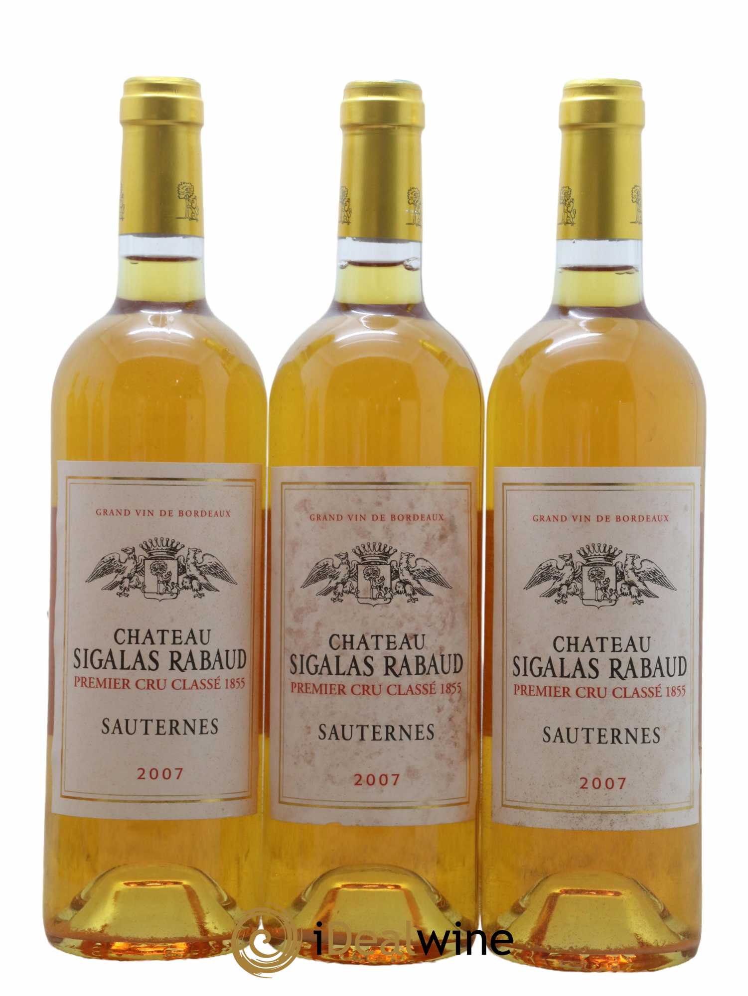 Château Sigalas Rabaud 1er Grand Cru Classé 2007 - Lotto di 6 bottiglie - 1