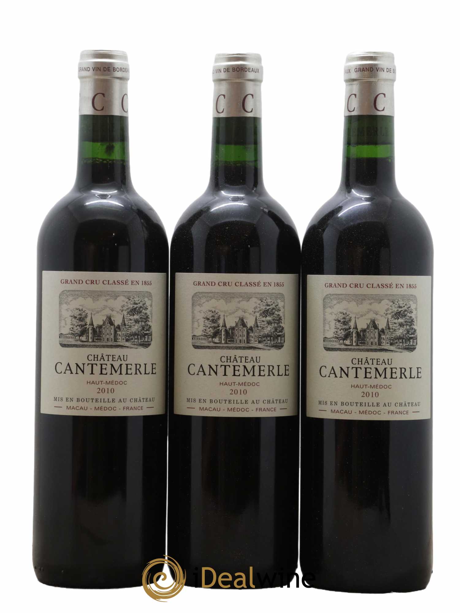 Château Cantemerle 5ème Grand Cru Classé 2010 - Lot de 6 bouteilles - 1