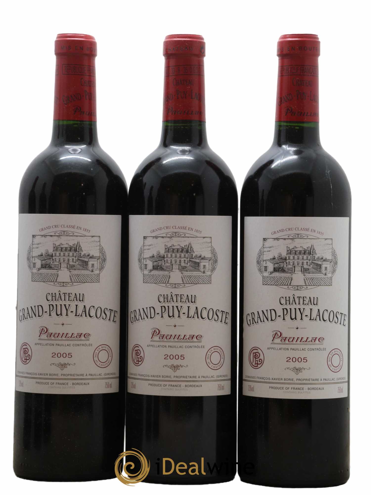 Château Grand Puy Lacoste 5ème Grand Cru Classé 2005 - Lot de 6 bouteilles - 2