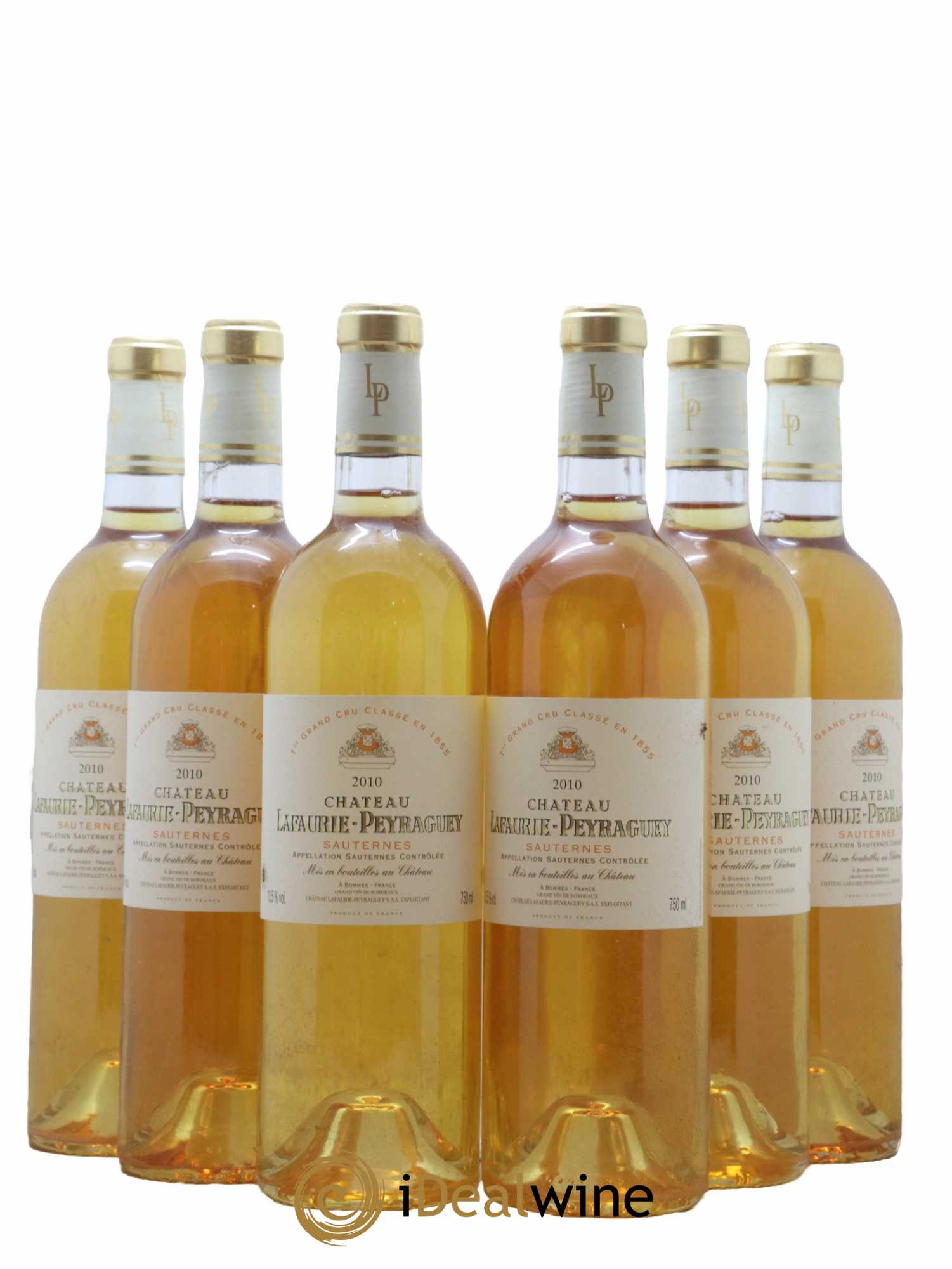 Château Lafaurie-Peyraguey 1er Grand Cru Classé 2010 - Lotto di 6 bottiglie - 0