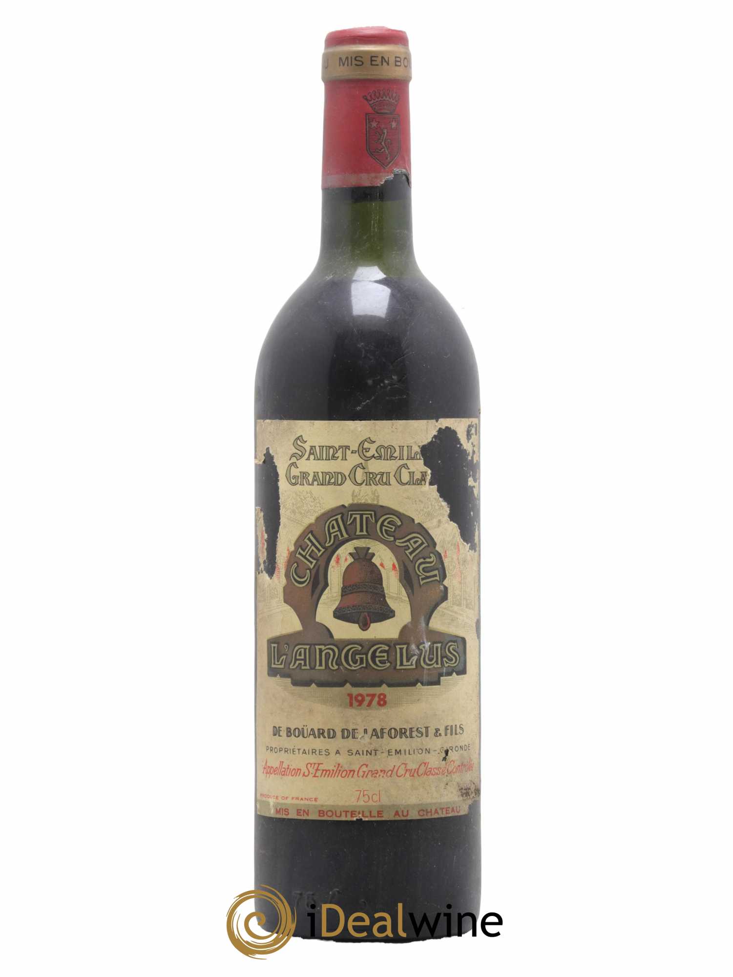 Château Angélus 1er Grand Cru Classé A 1978 - Lot de 1 bouteille - 0
