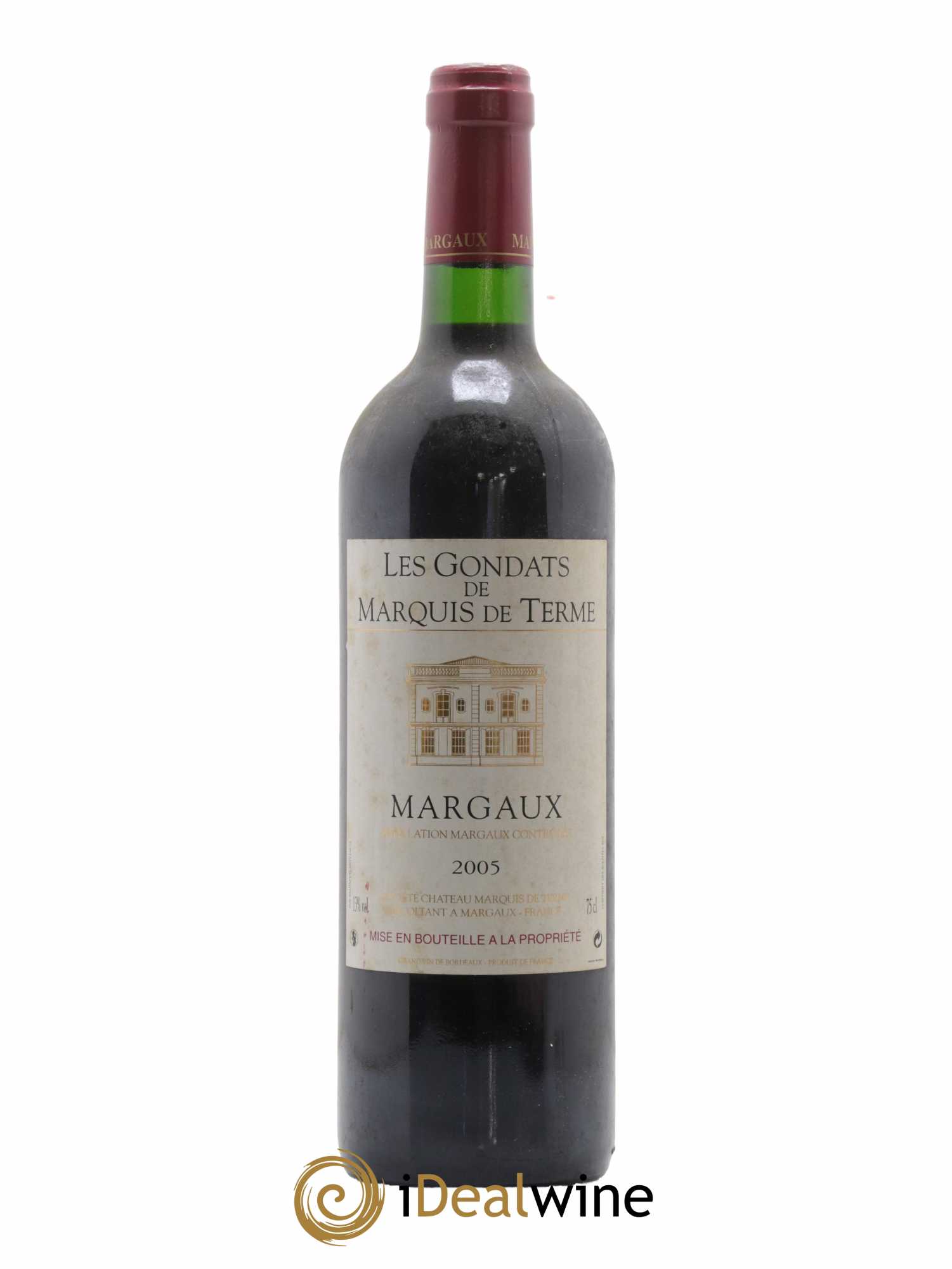 Bordeaux Margaux Les Gondats De Marquis De Terme 2005 - Lot de 1 bouteille - 0