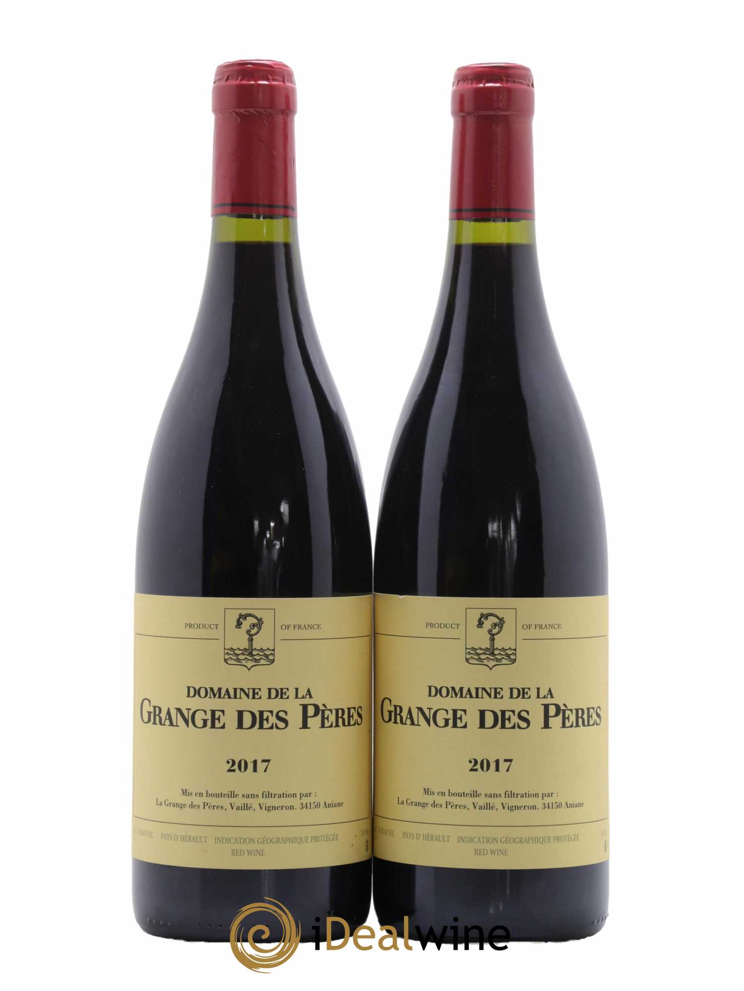 Pays d'Hérault Grange des Pères Laurent Vaillé 2017 - Lot de 2 bouteilles - 0