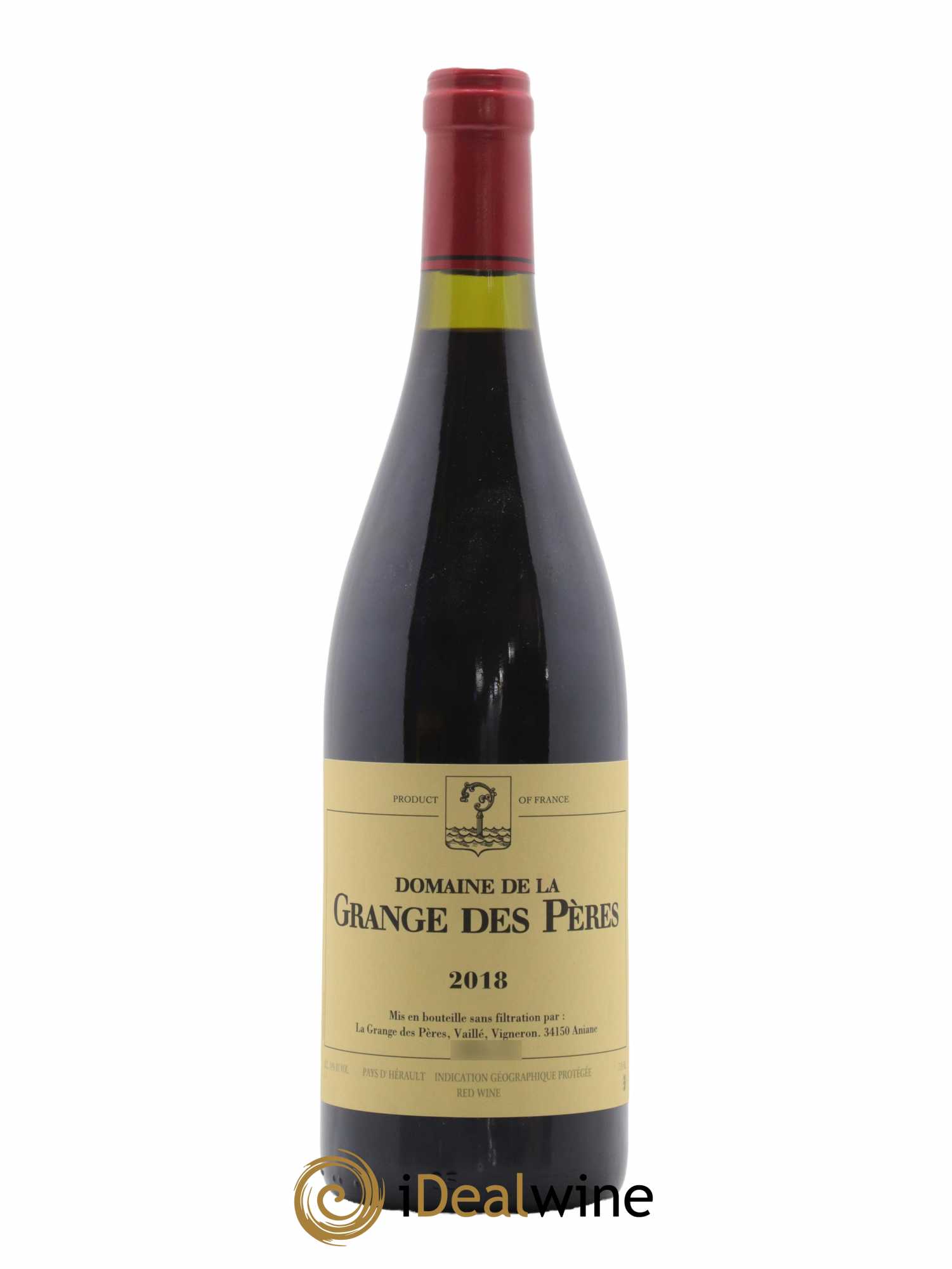 Pays d'Hérault Grange des Pères Laurent Vaillé 2018 - Lot de 1 bouteille - 0