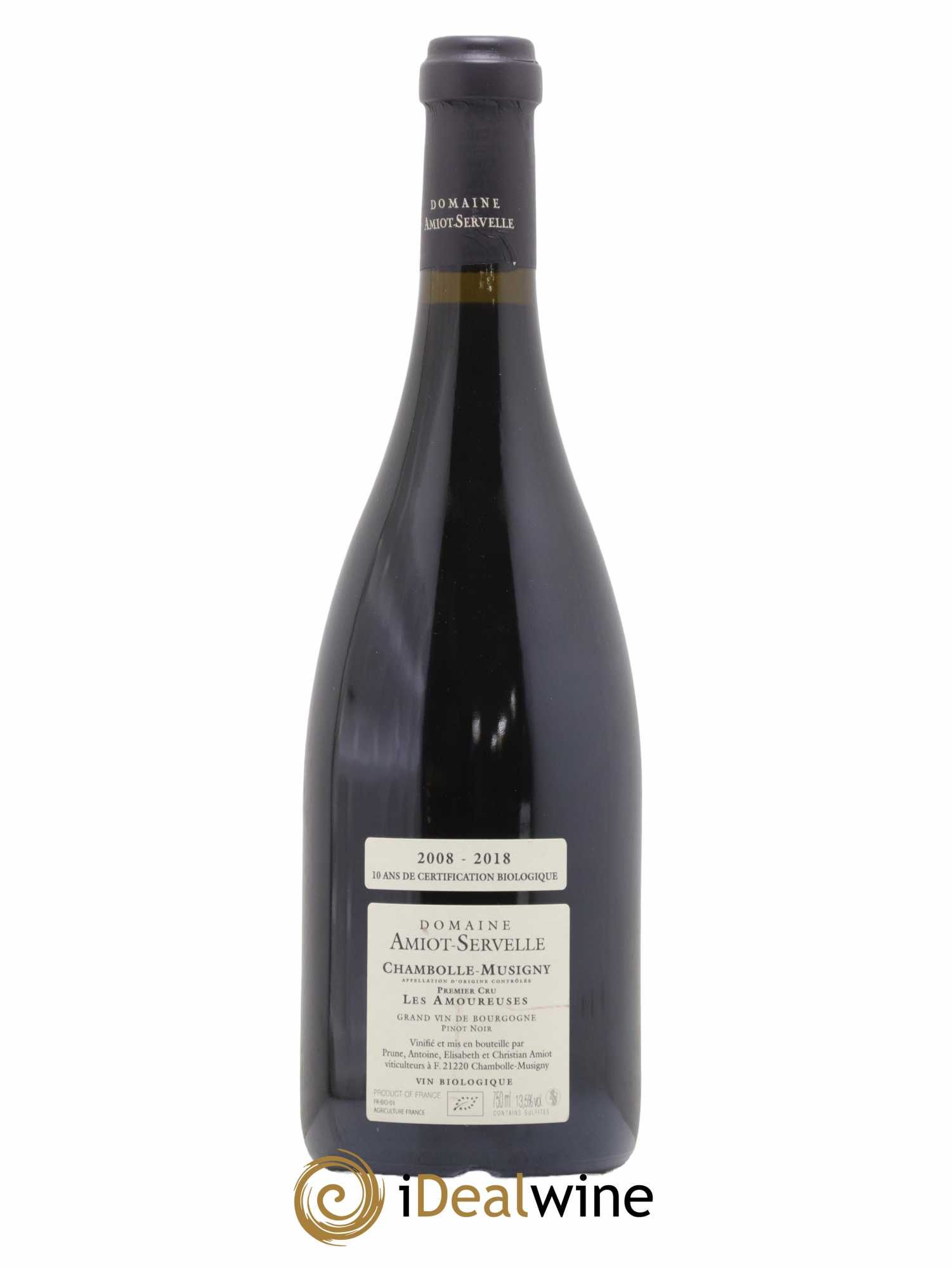 Chambolle-Musigny 1er Cru Les Amoureuses Amiot-Servelle 2018 - Lotto di 1 bottiglia - 1