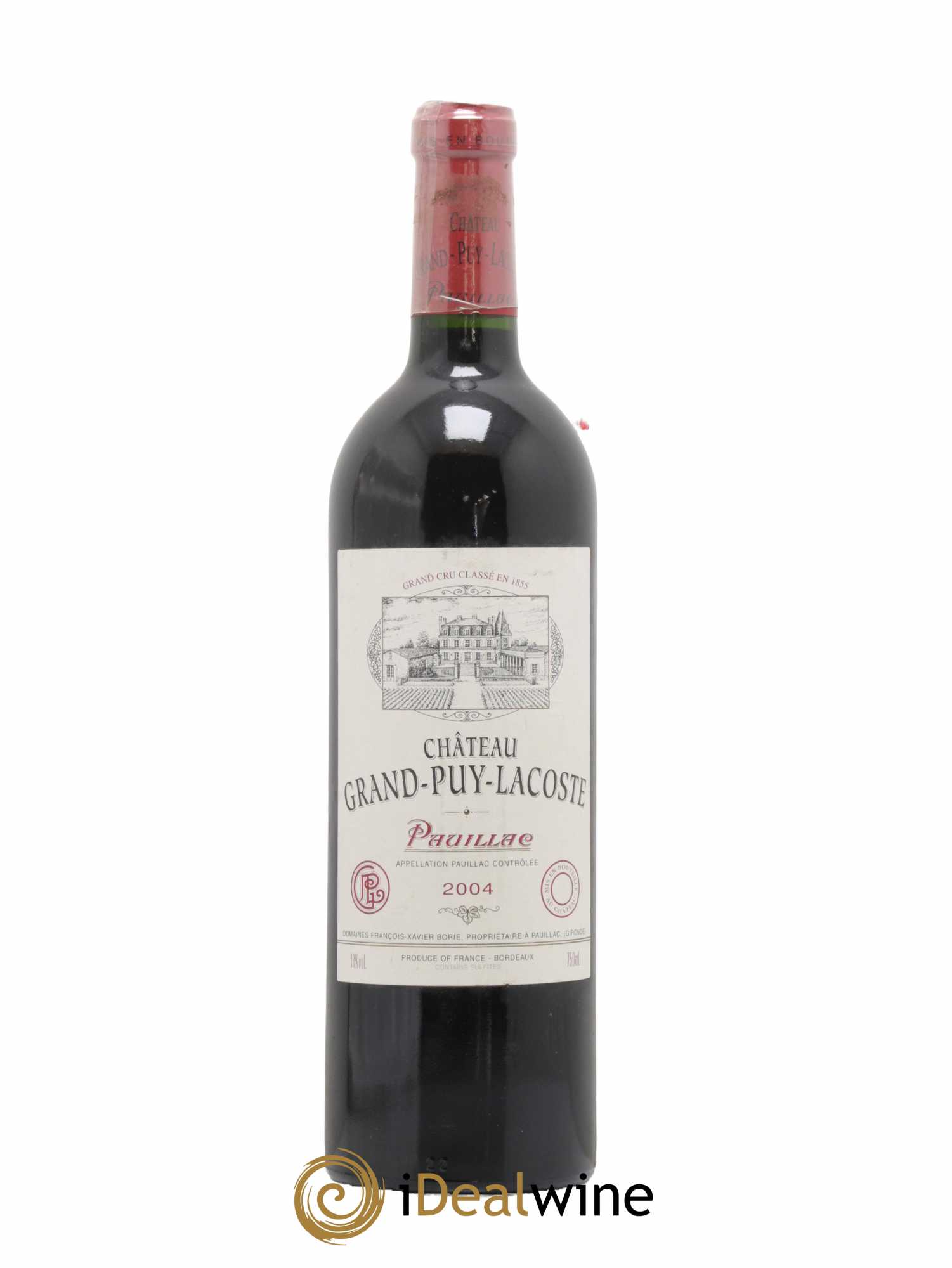 Château Grand Puy Lacoste 5ème Grand Cru Classé 2004 - Lot de 1 bouteille - 0