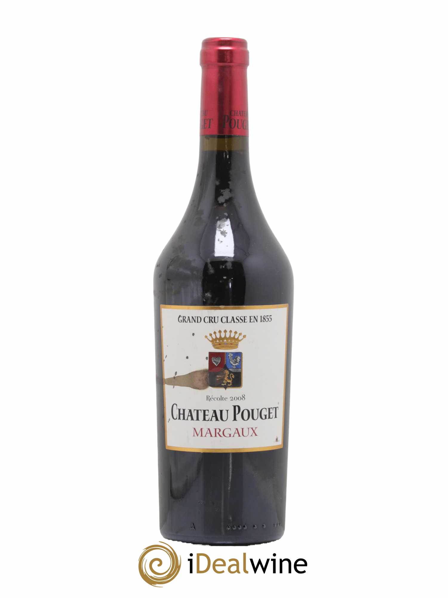 Château Pouget 4ème Grand Cru Classé 2008 - Lot de 1 bouteille - 0