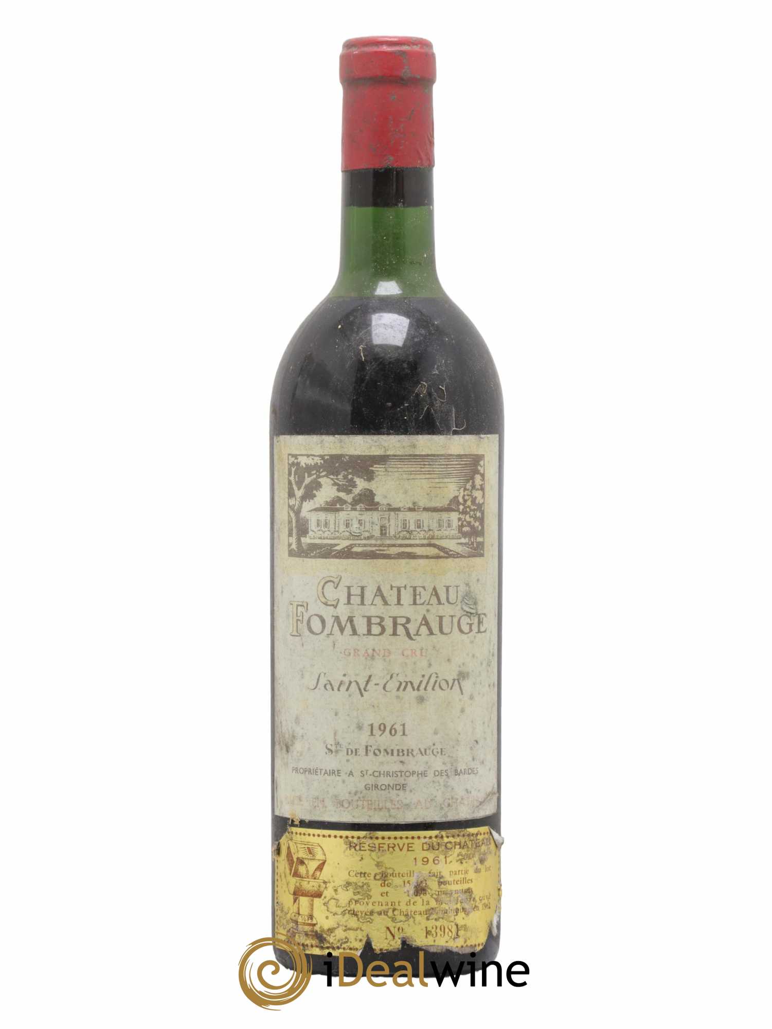 Château Fombrauge Grand Cru Classé 1961 - Lot de 1 bouteille - 0