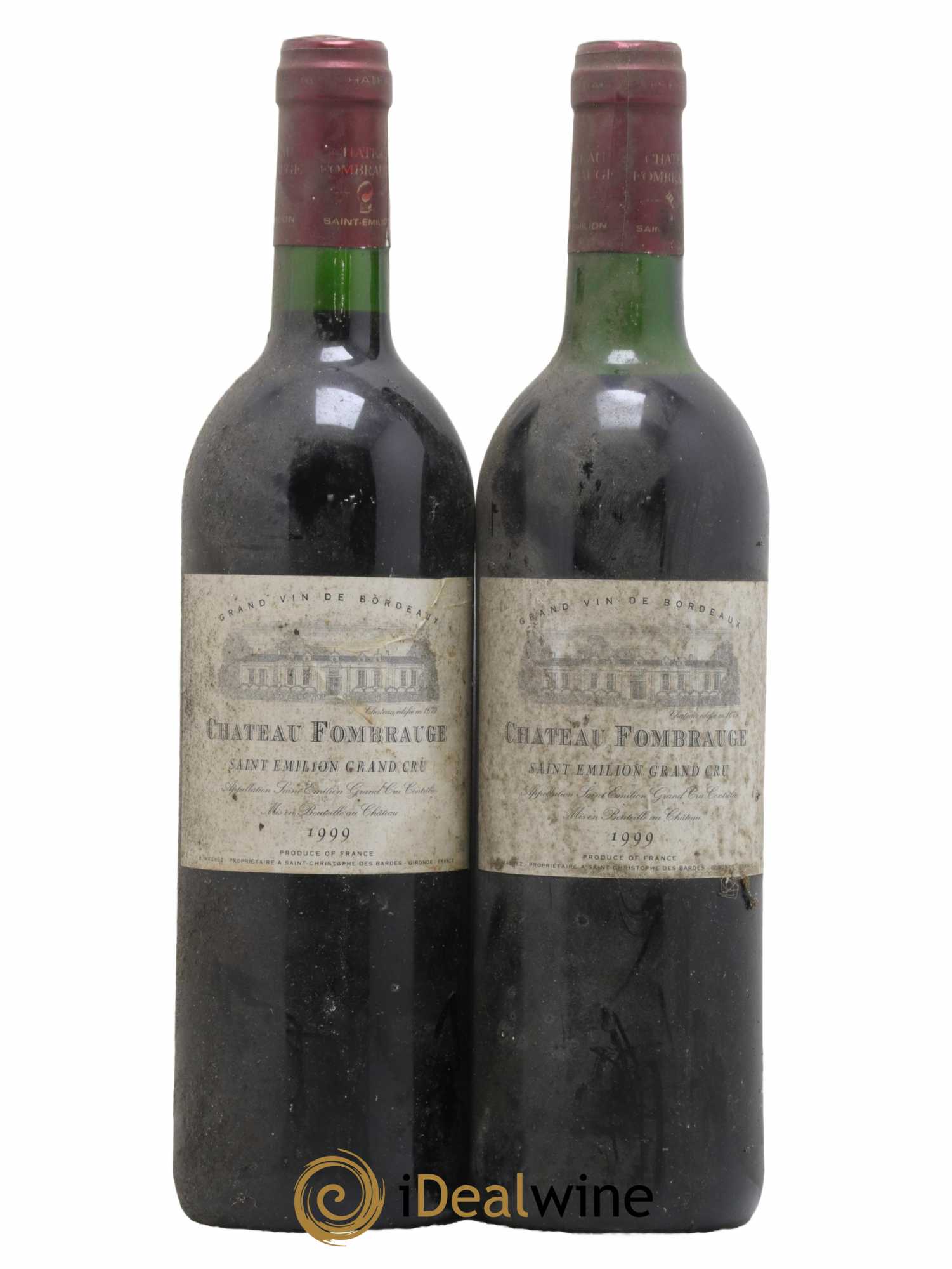 Château Fombrauge Grand Cru Classé 1999 - Lot de 2 bouteilles - 0