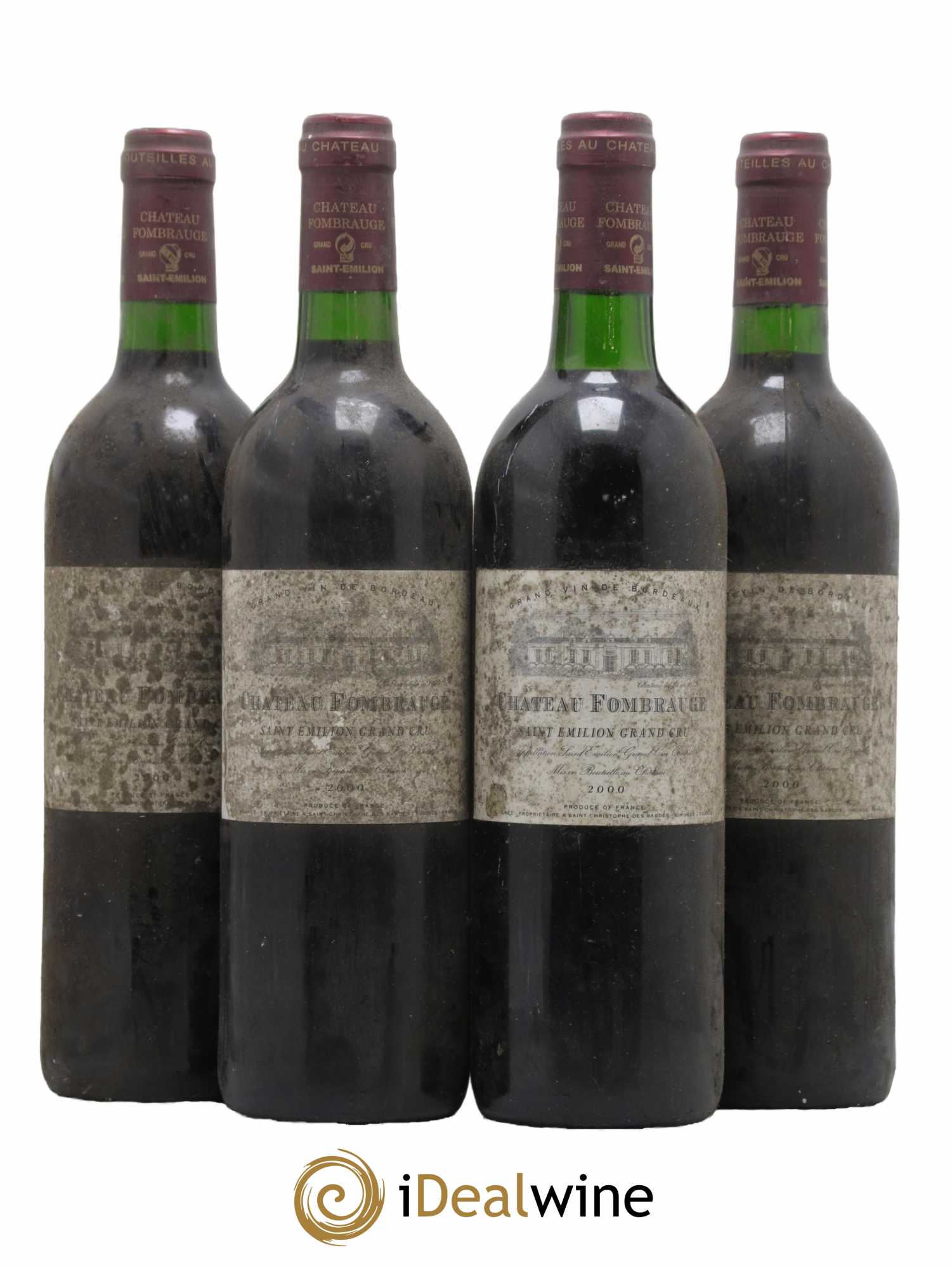 Château Fombrauge Grand Cru Classé 2000 - Lot de 4 bouteilles - 0