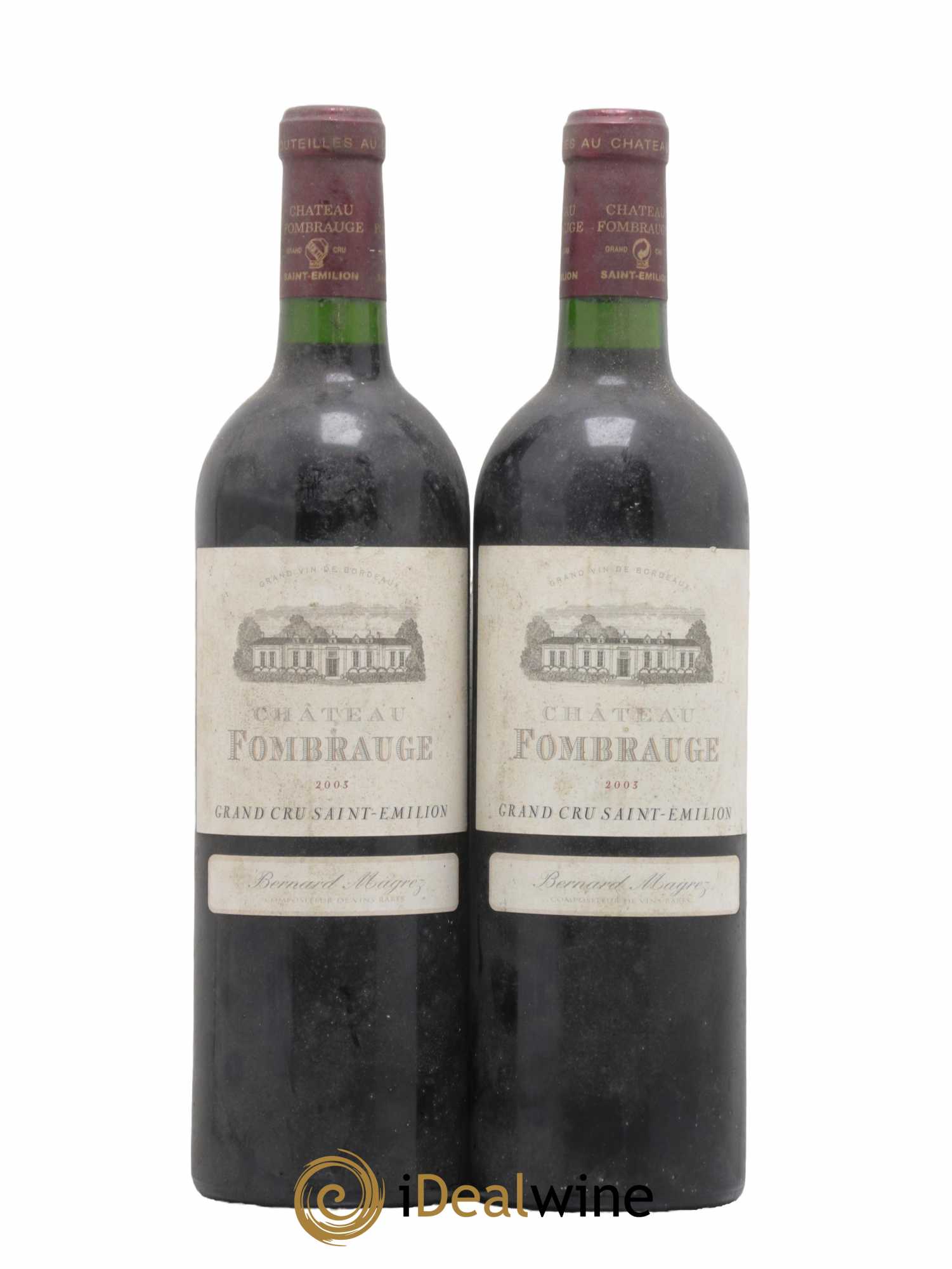 Château Fombrauge Grand Cru Classé 2003 - Lot de 2 bouteilles - 0