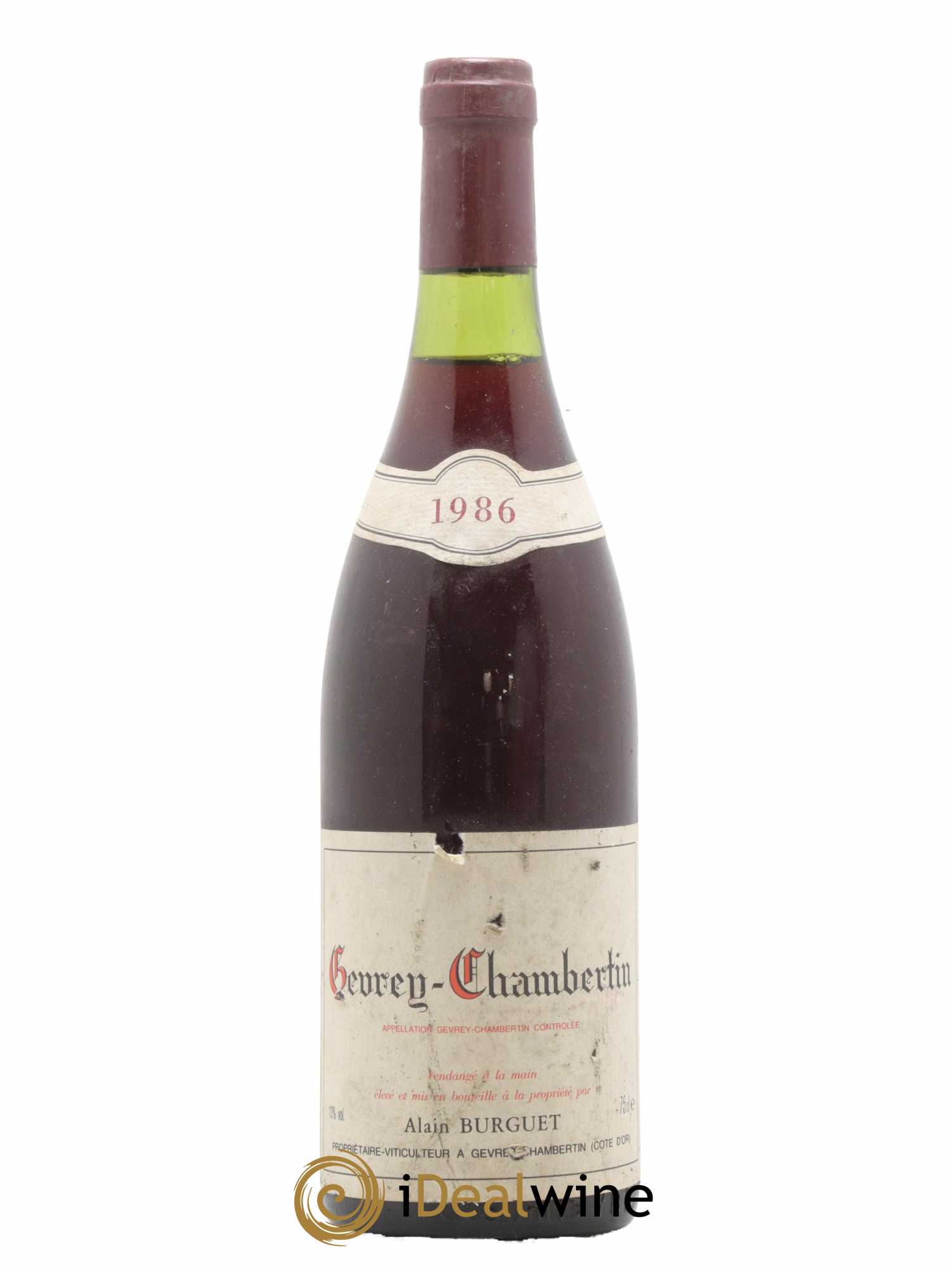 Gevrey-Chambertin Domaine Alain Burguet 1986 - Lot de 1 bouteille - 0