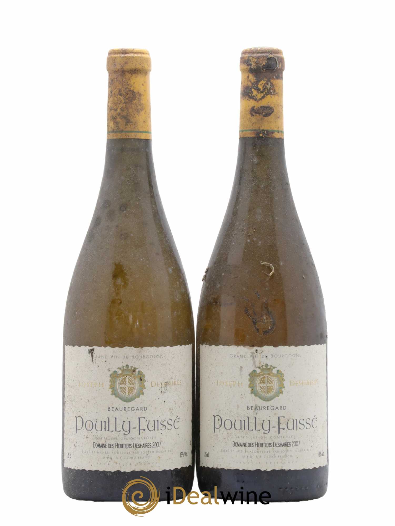 Pouilly-Fuissé Château de Beauregard - Joseph Burrier 2007 - Lot de 2 bouteilles - 0