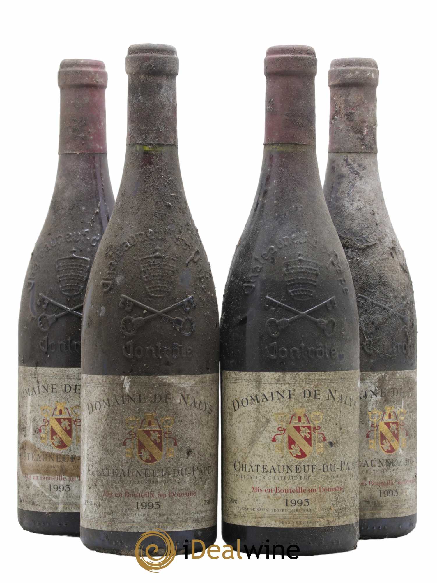 Châteauneuf-du-Pape Château de Nalys 1993 - Lot de 4 bouteilles - 0