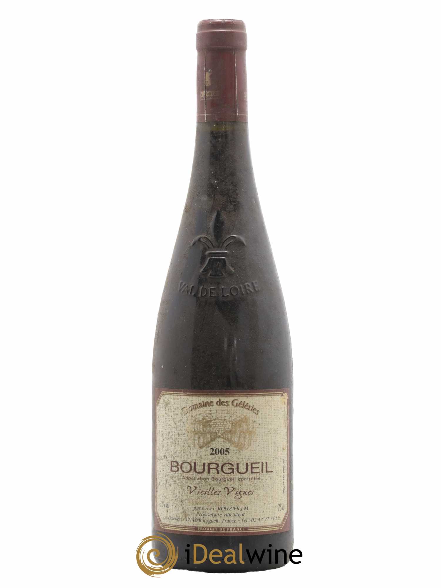 Bourgueil Vieilles Vignes Domaine des Géléries 2005 - Lot de 1 bouteille - 0