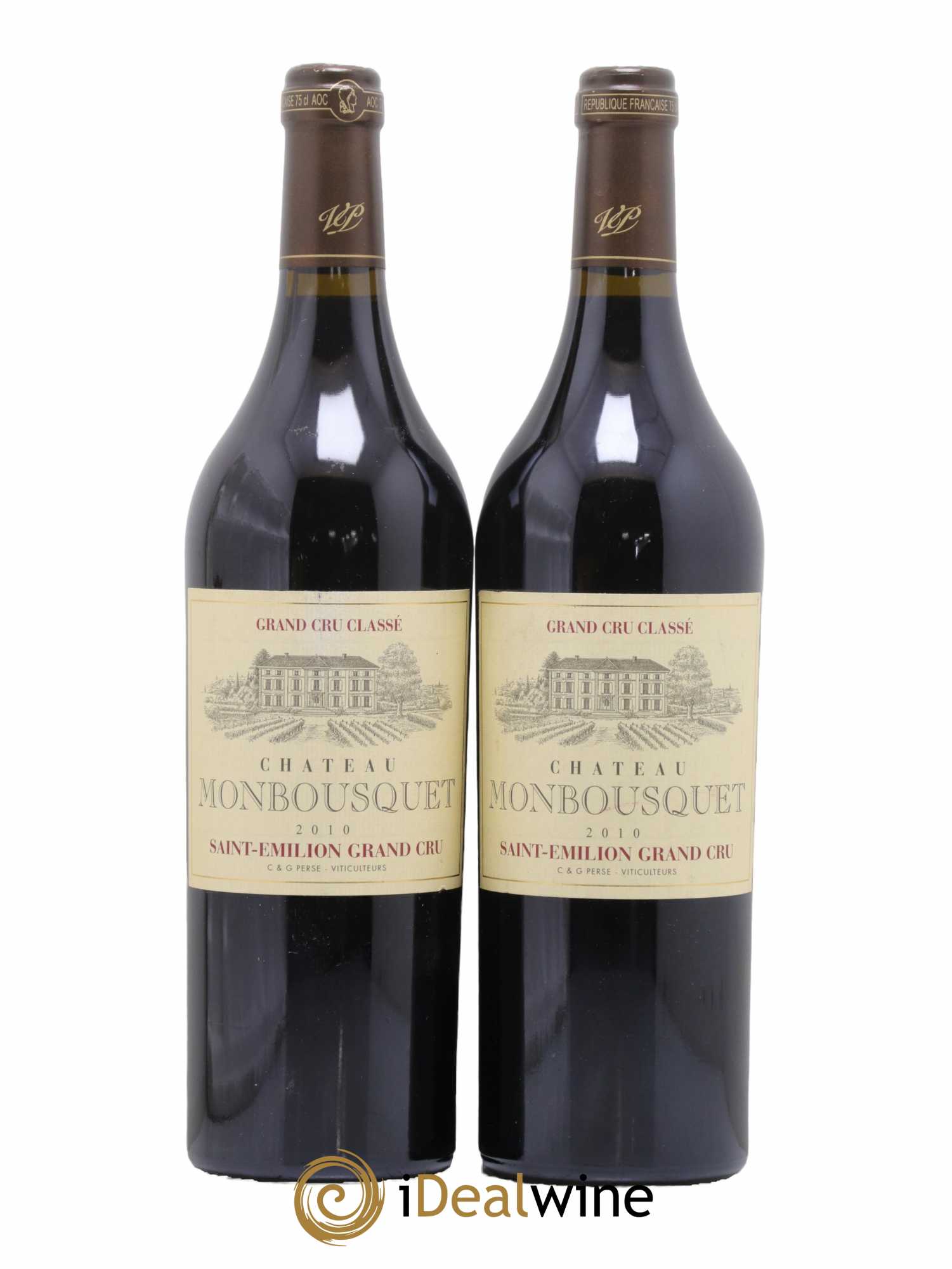 Château Monbousquet Grand Cru Classé 2010 - Lot de 2 bouteilles - 0