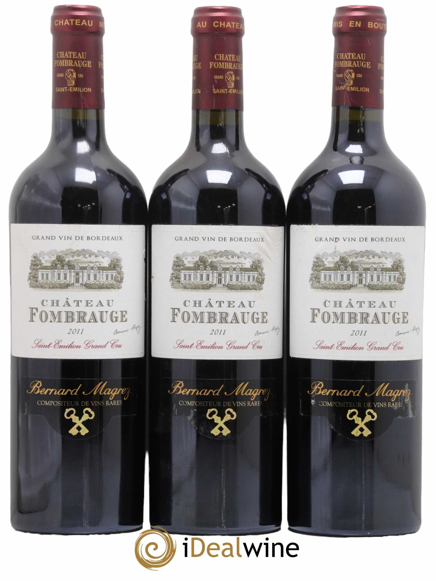Château Fombrauge Grand Cru Classé 2011 - Lot de 3 bouteilles - 0