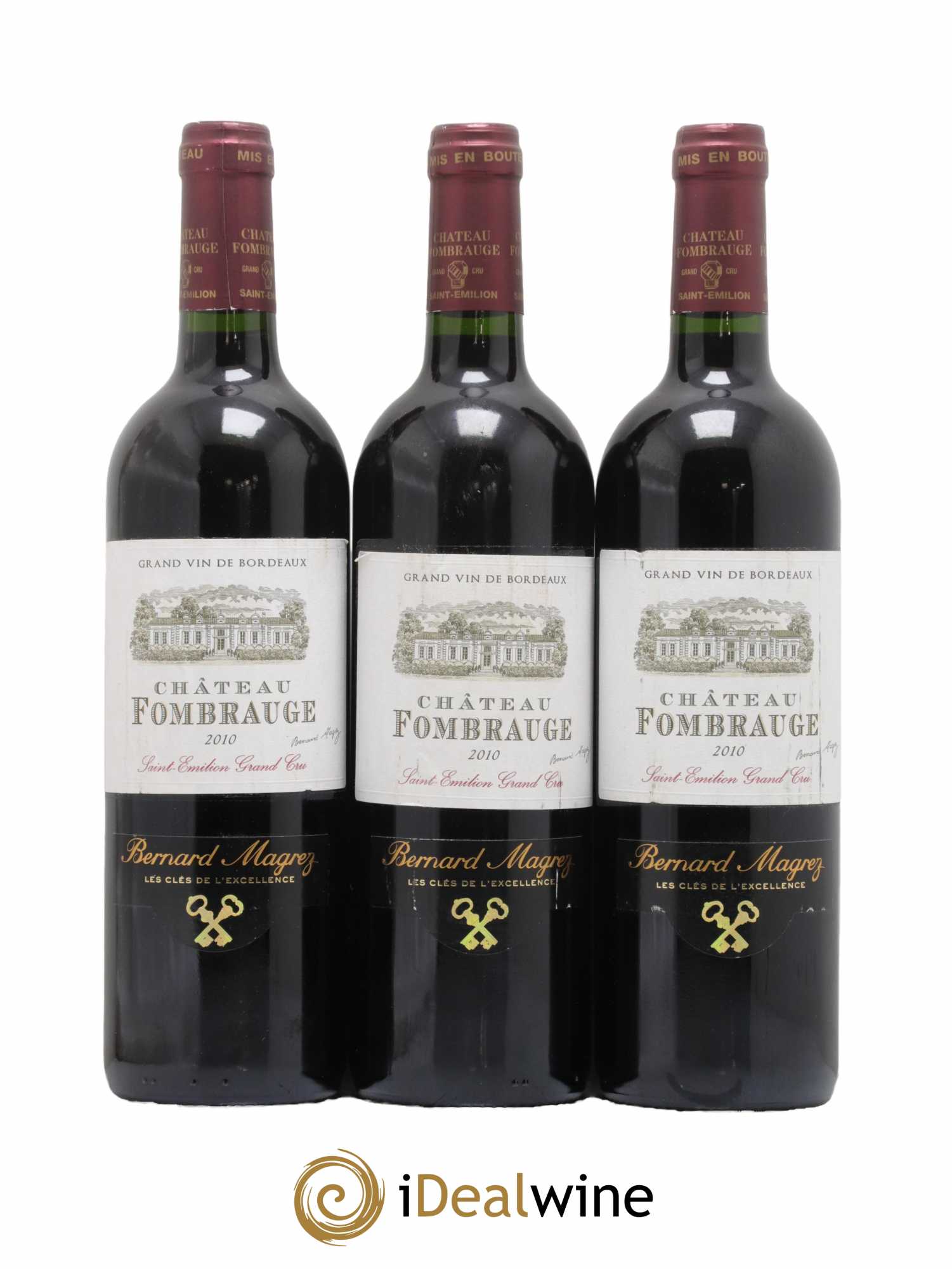 Château Fombrauge Grand Cru Classé 2010 - Lot de 3 bouteilles - 0